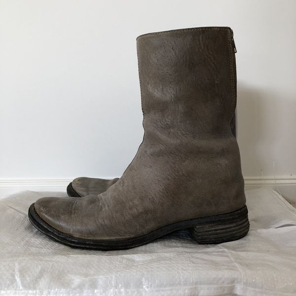 Carol Christian Poell Carol Christian Poell Spiral- Zipped Boots | Grailed