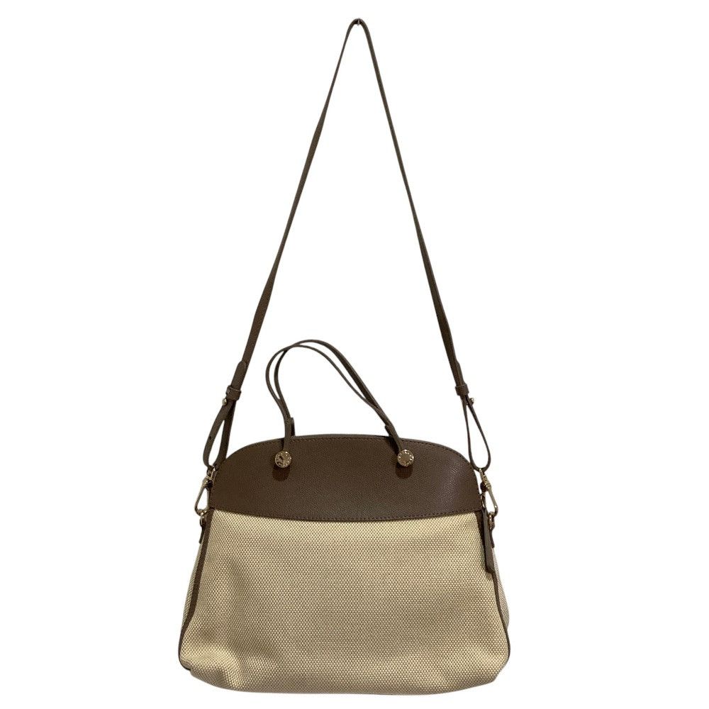 Furla Furla Furla Piper Canvas Leather 2way Bag Leather Shoulder Bag DUTY FREE for USA Size ONE SIZE - 11 Thumbnail