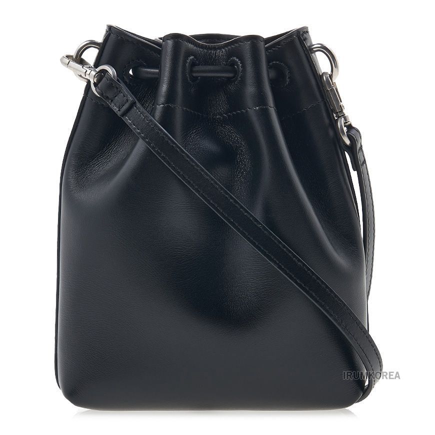 Jimmy Choo Bon Bon Bucket Non-Stitched Hand Bag Black Antique Silver Size ONE SIZE - 3 Thumbnail