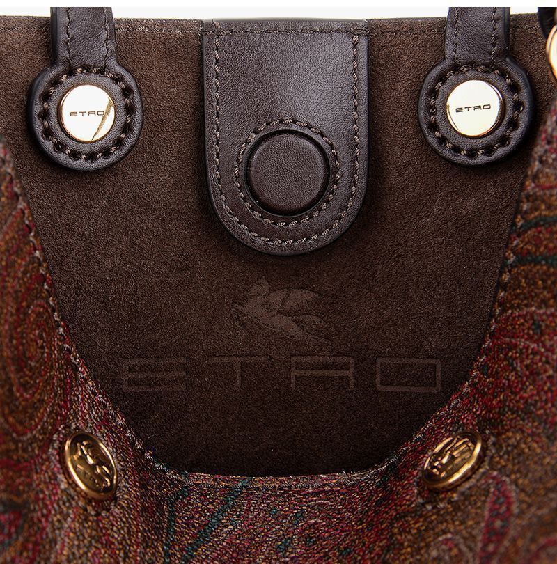 Etro Arnica Mini Women's Tote Bag Paisley Jacquard Size ONE SIZE - 8 Thumbnail
