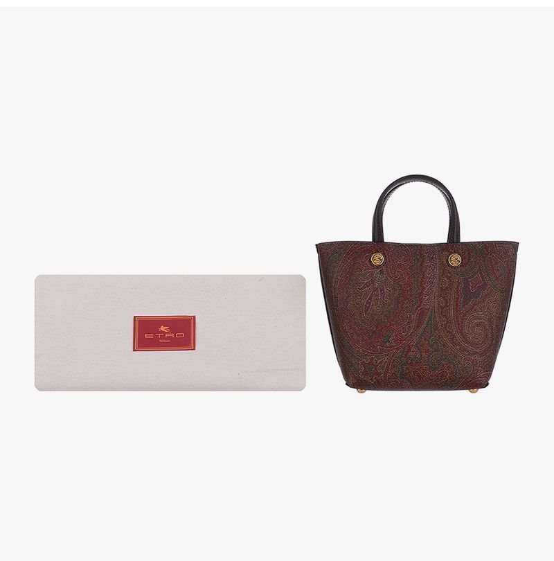 Etro Arnica Mini Women's Tote Bag Paisley Jacquard Size ONE SIZE - 10 Thumbnail