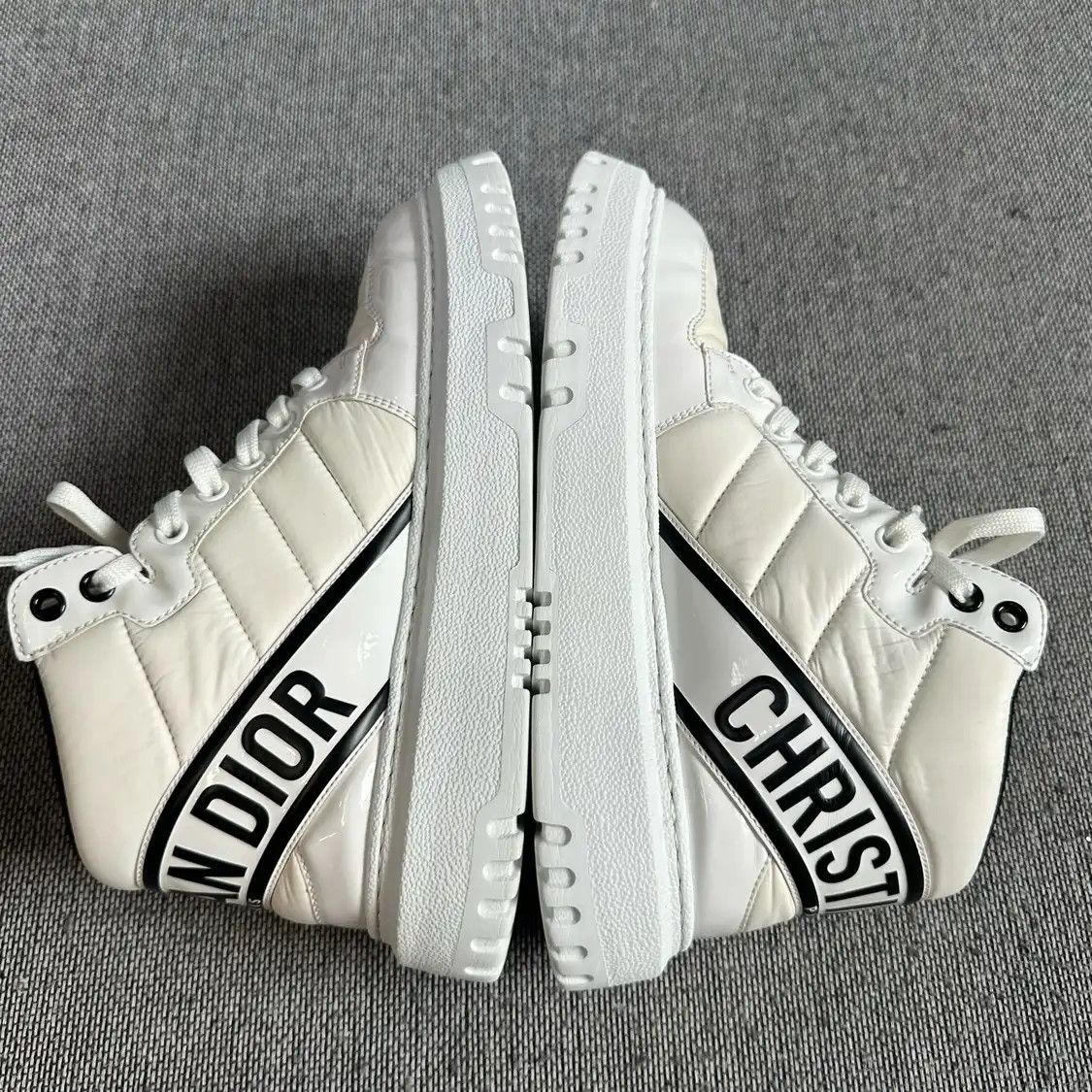 Dior DIOR off-white Women's casual sneakers 37 Size US 7 / IT 37 - 3 Thumbnail