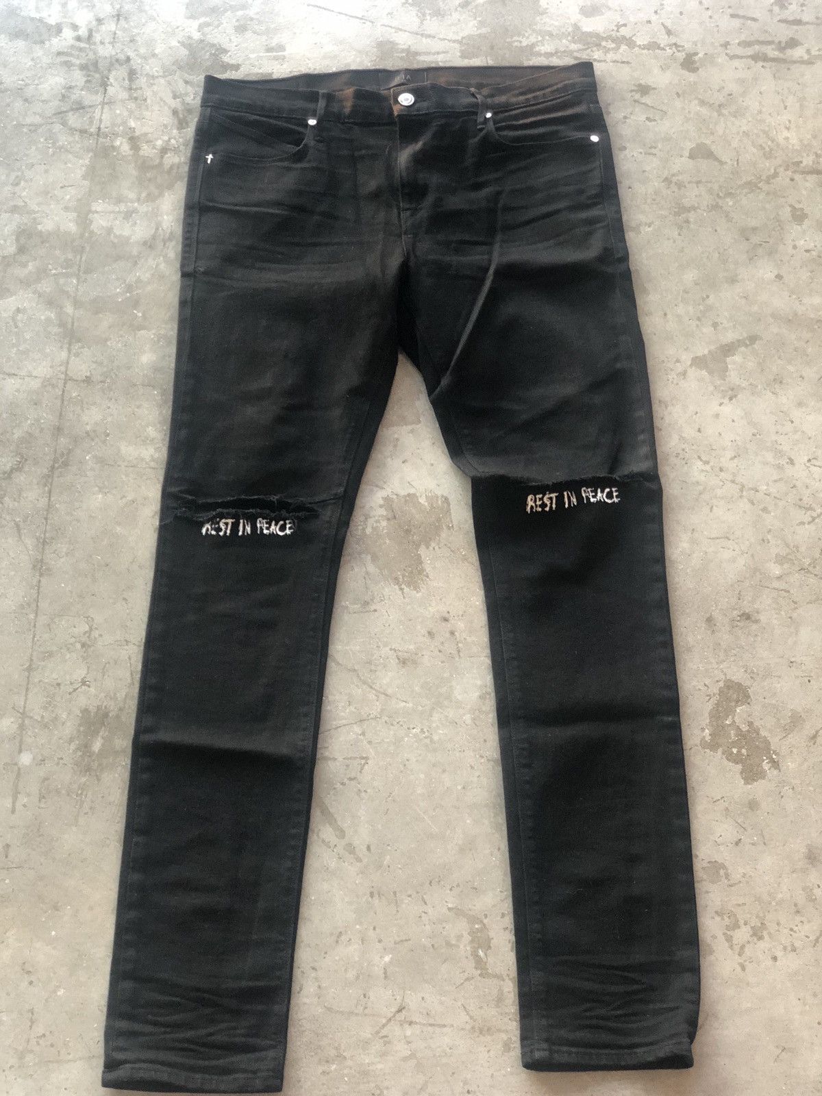Rta RTA RIP Rest In Peace Denim Jeans | Grailed