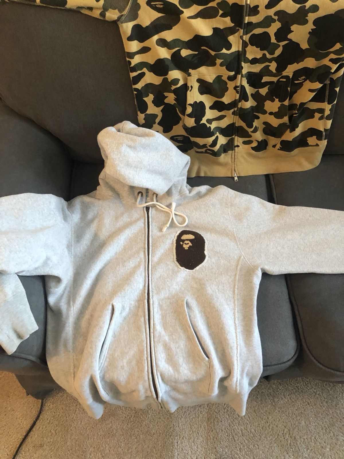 Bape X Champion Hoodie Grailed