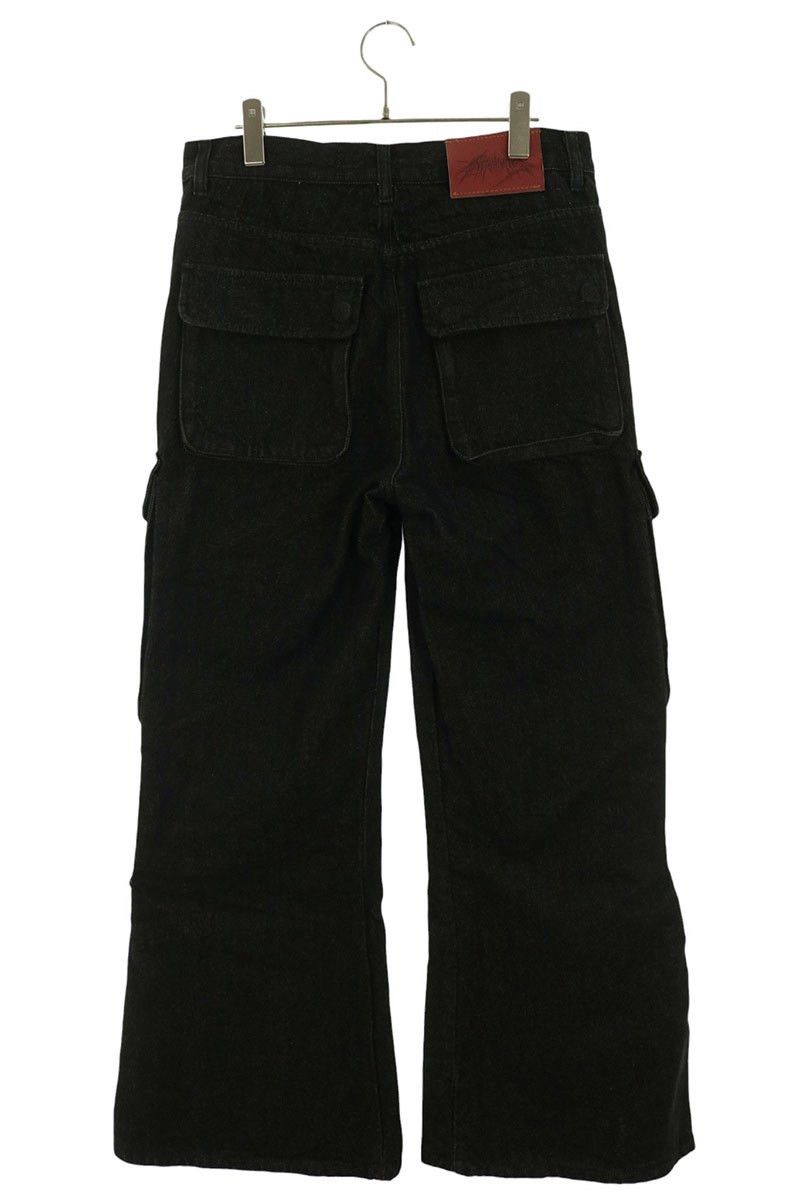 HUMAN EXTINCTION ZIP CARGOS Cargo Denim Jeans Black Size 30