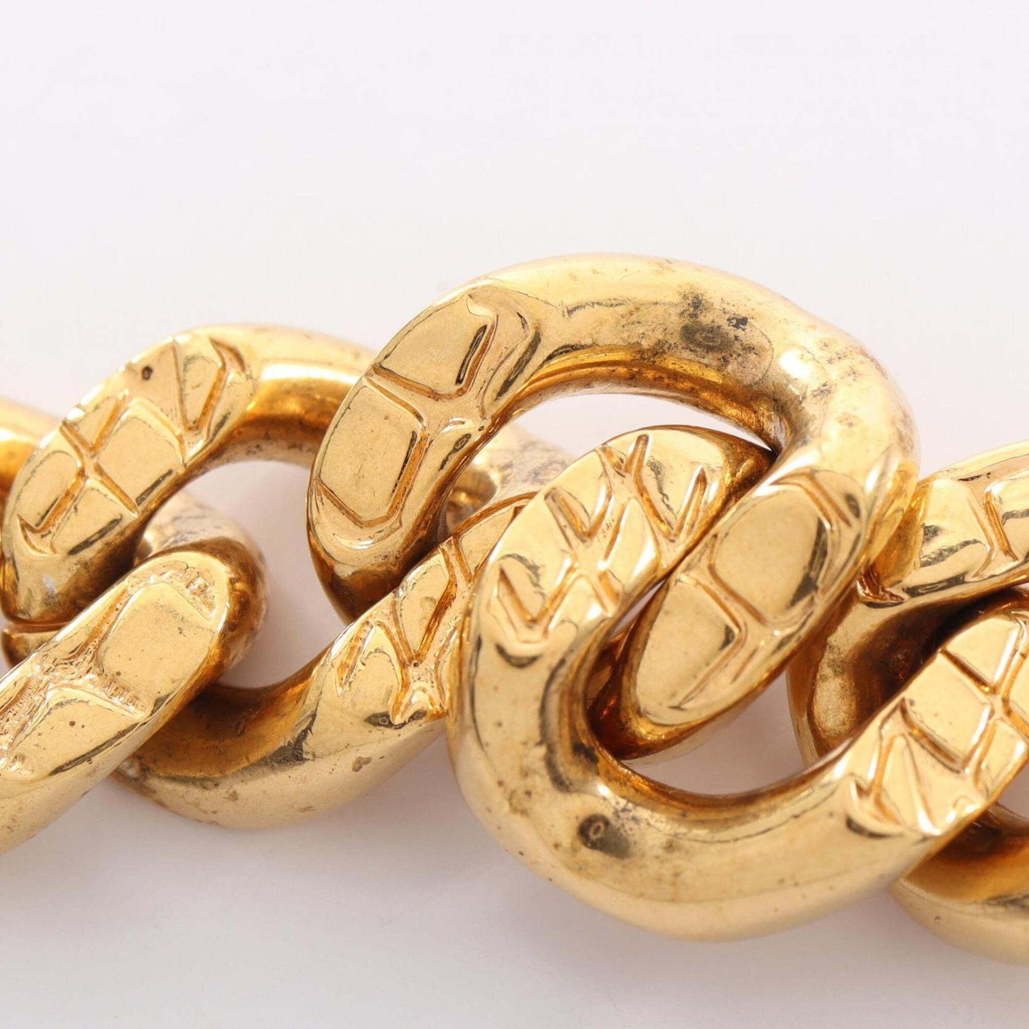 Celine Celine chain bracelet, gold-plated (GP), women's, gold tone. Size ONE SIZE - 7 Thumbnail