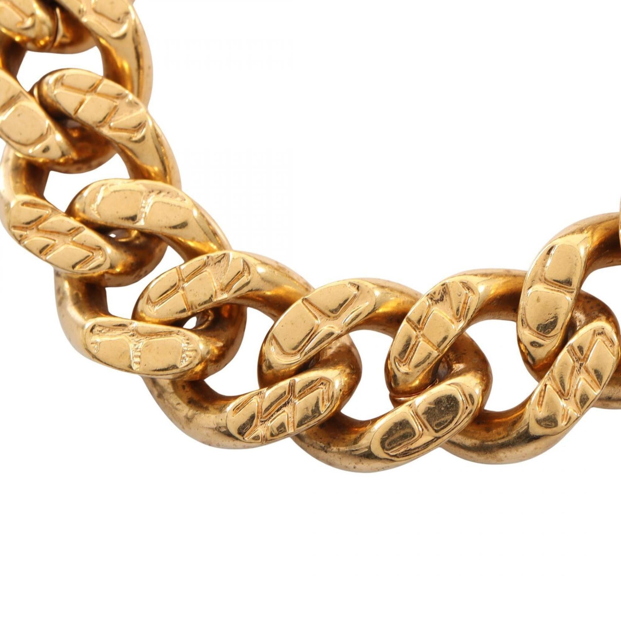 Celine Celine chain bracelet, gold-plated (GP), women's, gold tone. Size ONE SIZE - 2 Thumbnail