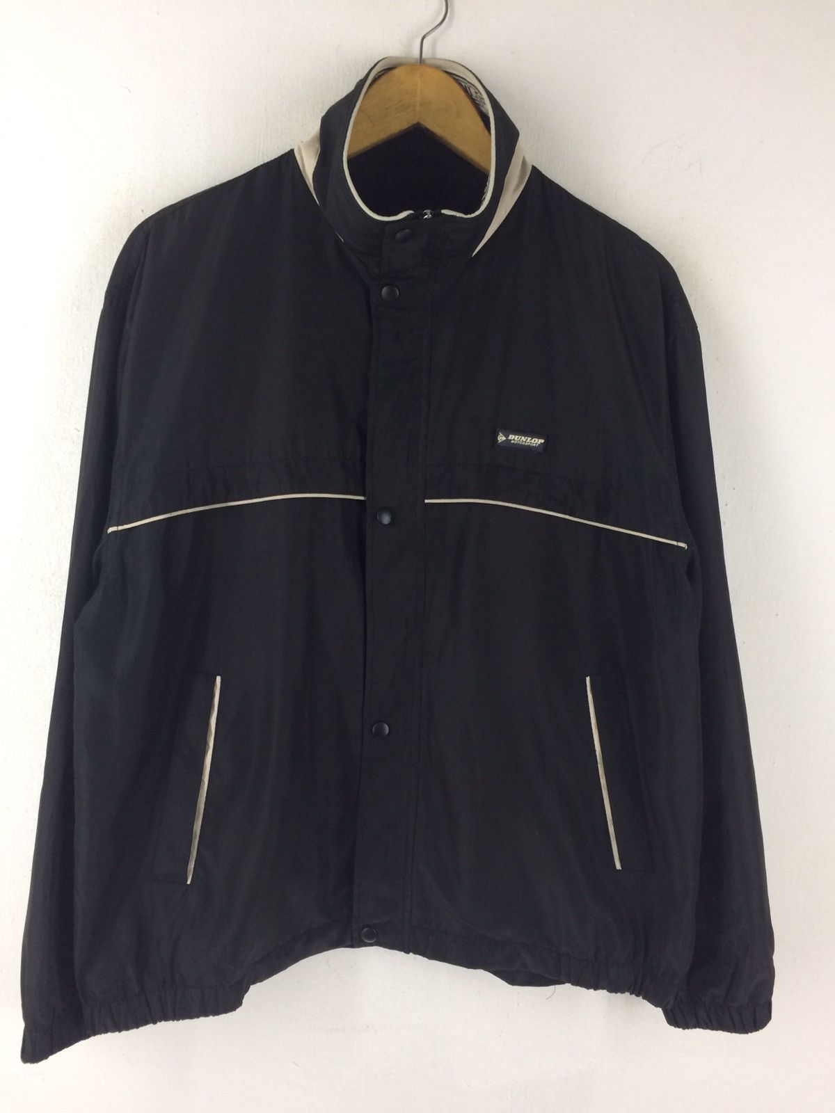 NEED GONE TODAY‼️VINTAGE DUNLOP MOTOSPORT LIGHT JACKET BLACK 