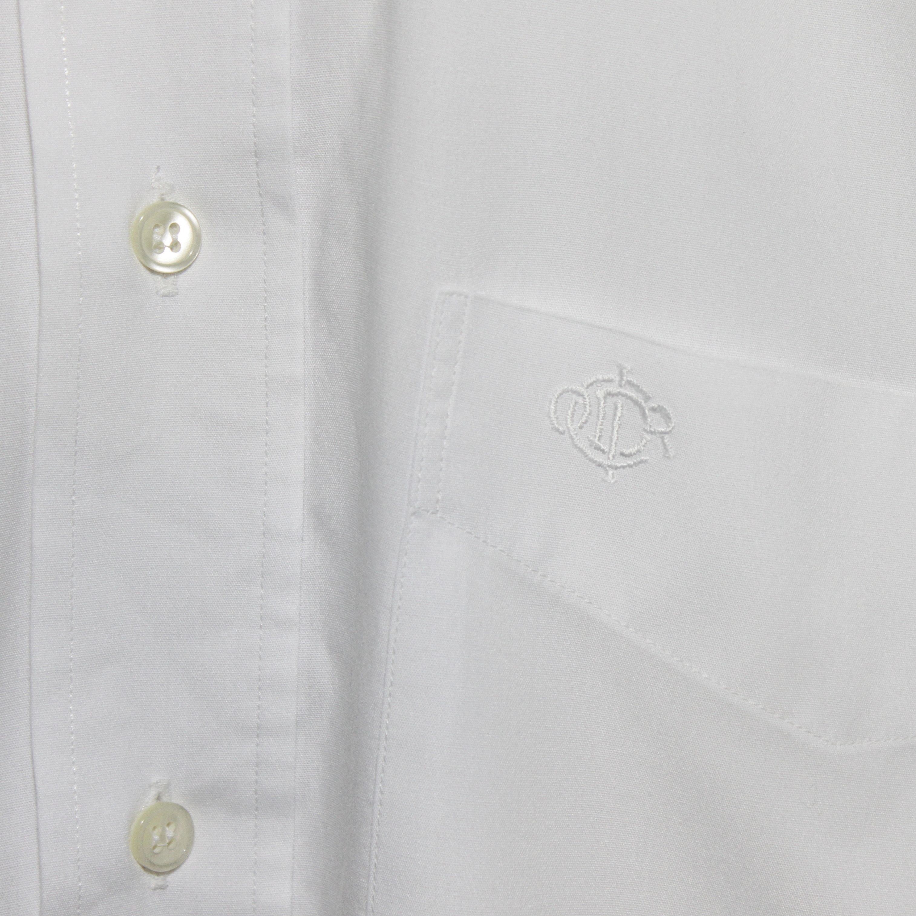 Christian Dior Monsieur Men's Christian Dior White Short Sleeve Shirt XL M / 3 Size US XL / EU 56 / 4 - 9 Thumbnail