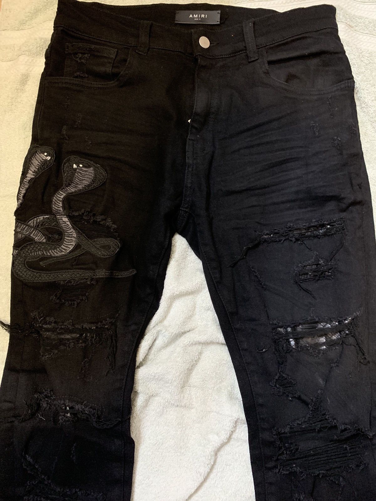 Amiri Amiri cobra jeans | Grailed