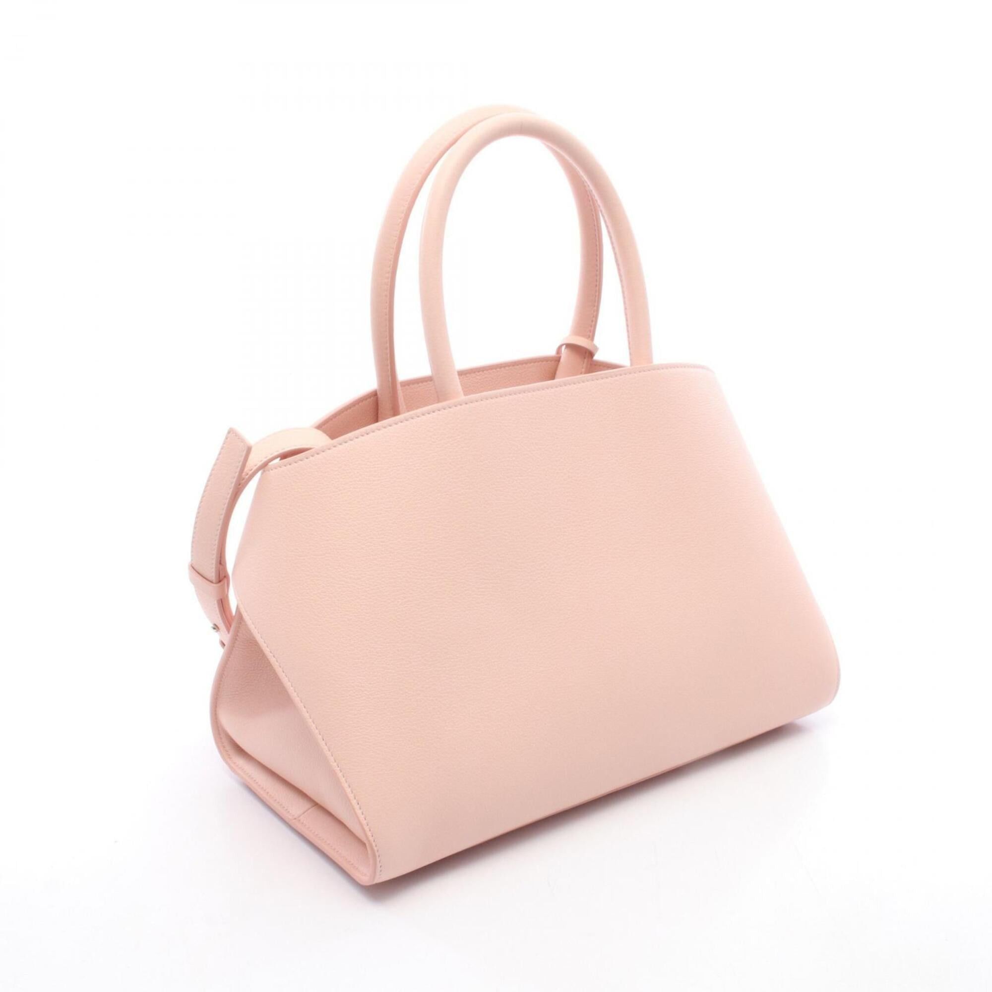 Salvatore Ferragamo Salvatore Ferragamo HUG Small 2-Way Handbag, Leather, Women's, Pink, 215608 Size ONE SIZE - 2 Thumbnail
