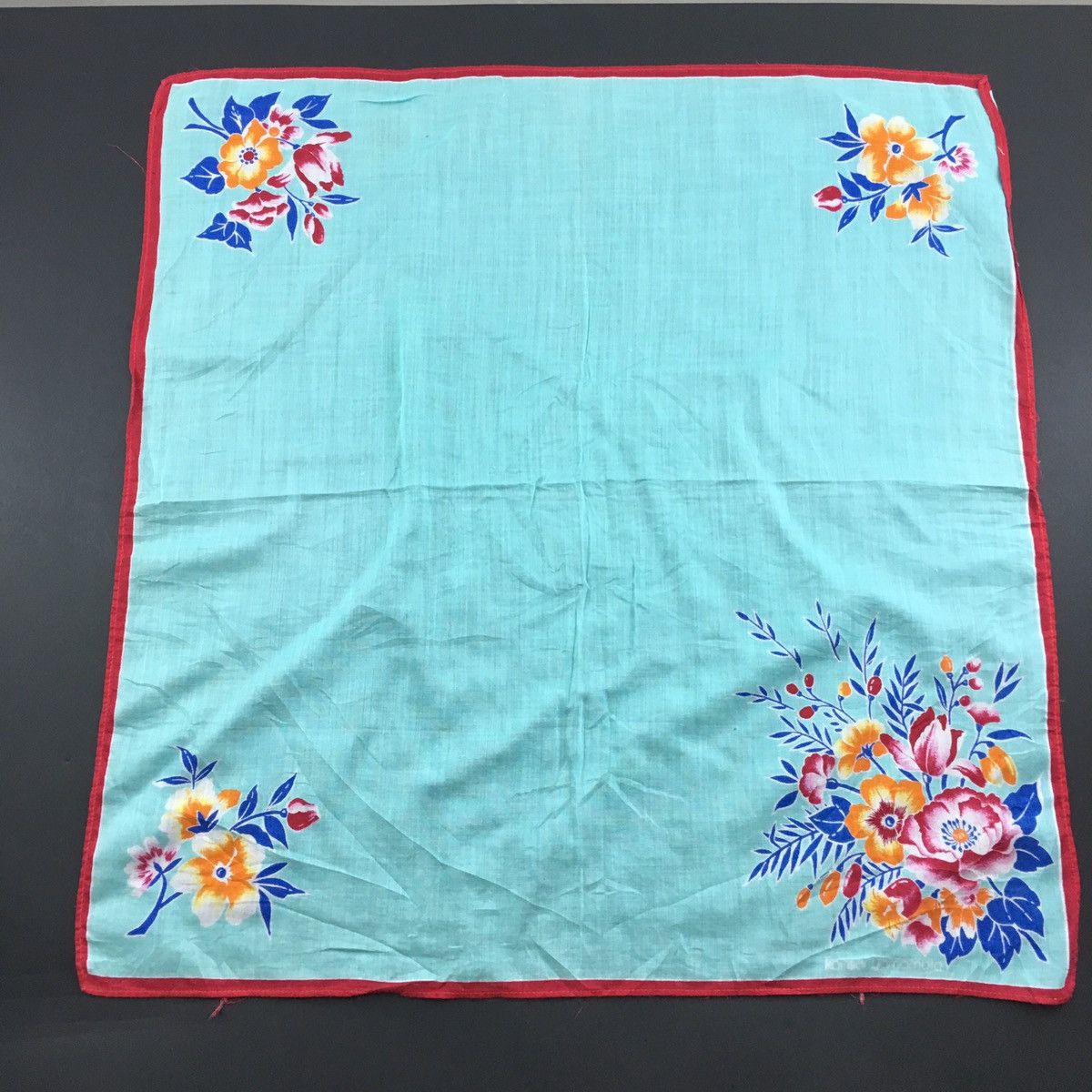 Kansai Yamamoto KANSAI YAMAMOTO Floral Handkerchief Hanky Size ONE SIZE - 7 Preview