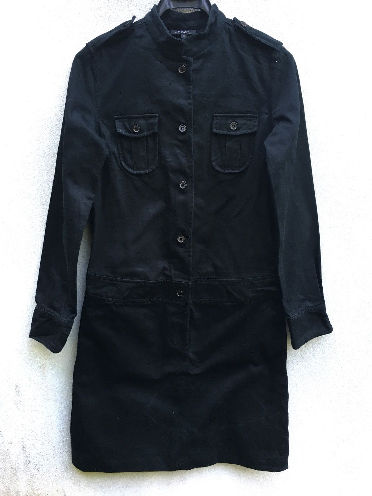 A.P.C.×Jules Tournier Wool Coat A.P.C. APC x JULES TOURNIER LONG JACKET | Grailed