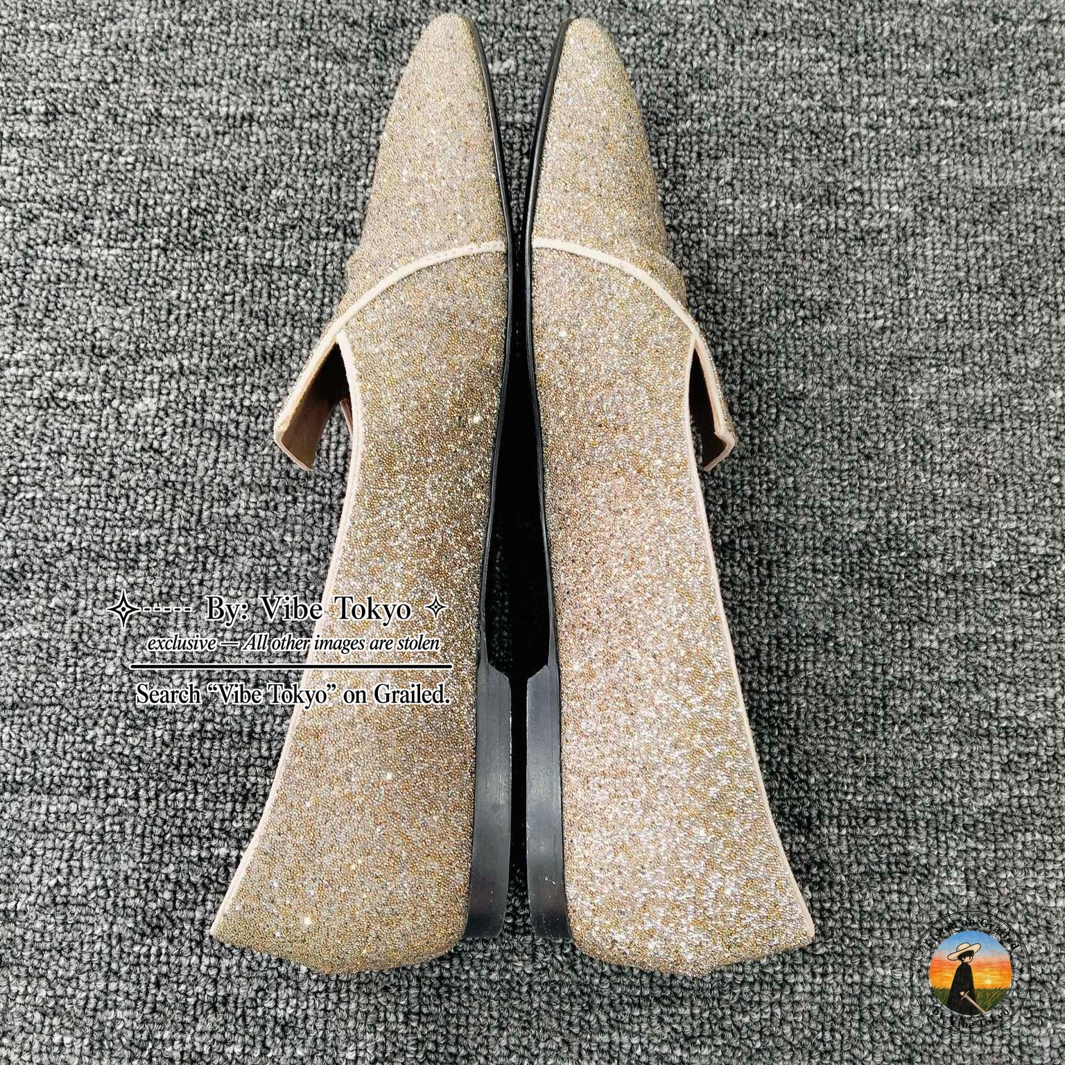 Hermes Hermès Glitter Pointed Toe Flats Size 36.5 Size US 6.5 / IT 36.5 - 3 Thumbnail