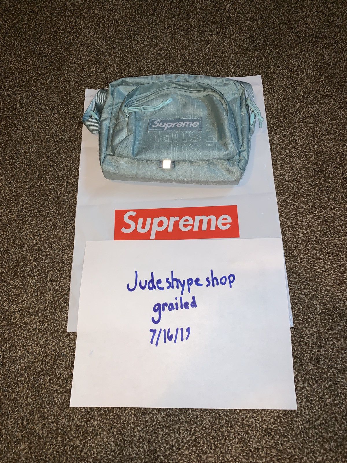 Supreme Supreme shoulder bag ss19 ice Grailed