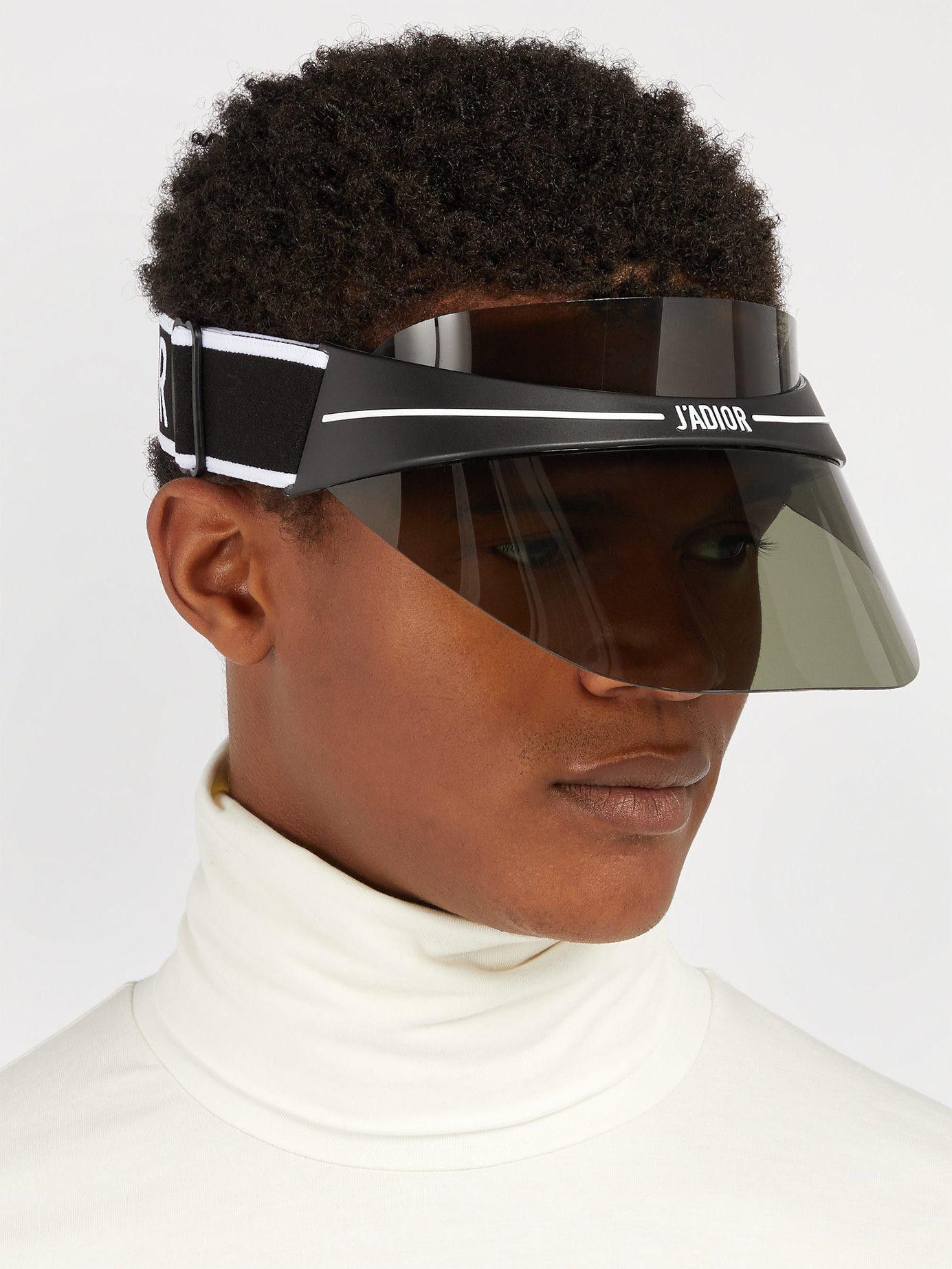 Dior Dior Diorclub1 J adior 0h3 Black Visor Sunglasses Grailed