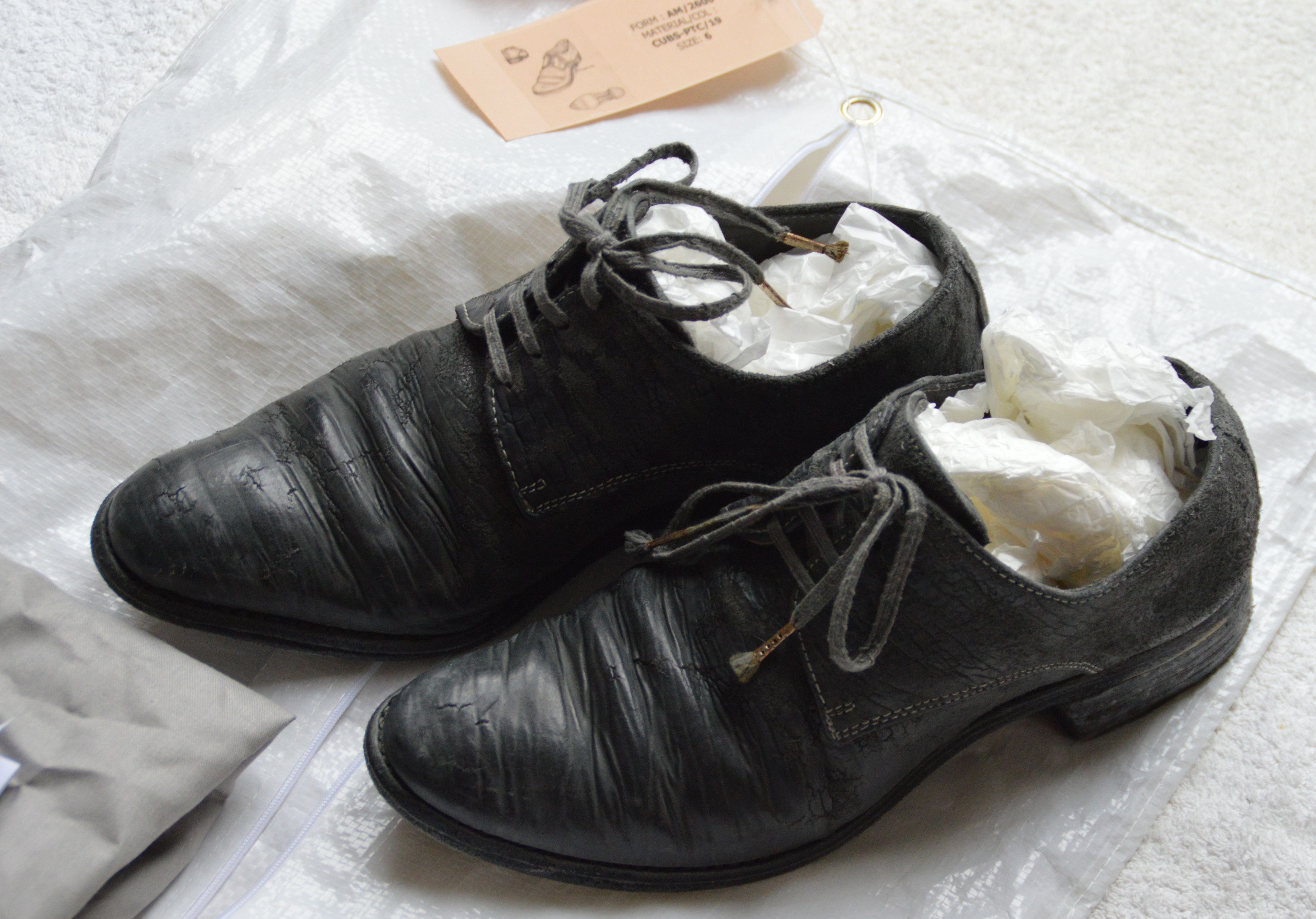 Carol Christian Poell Carol Christian Poell Derby gray leather  