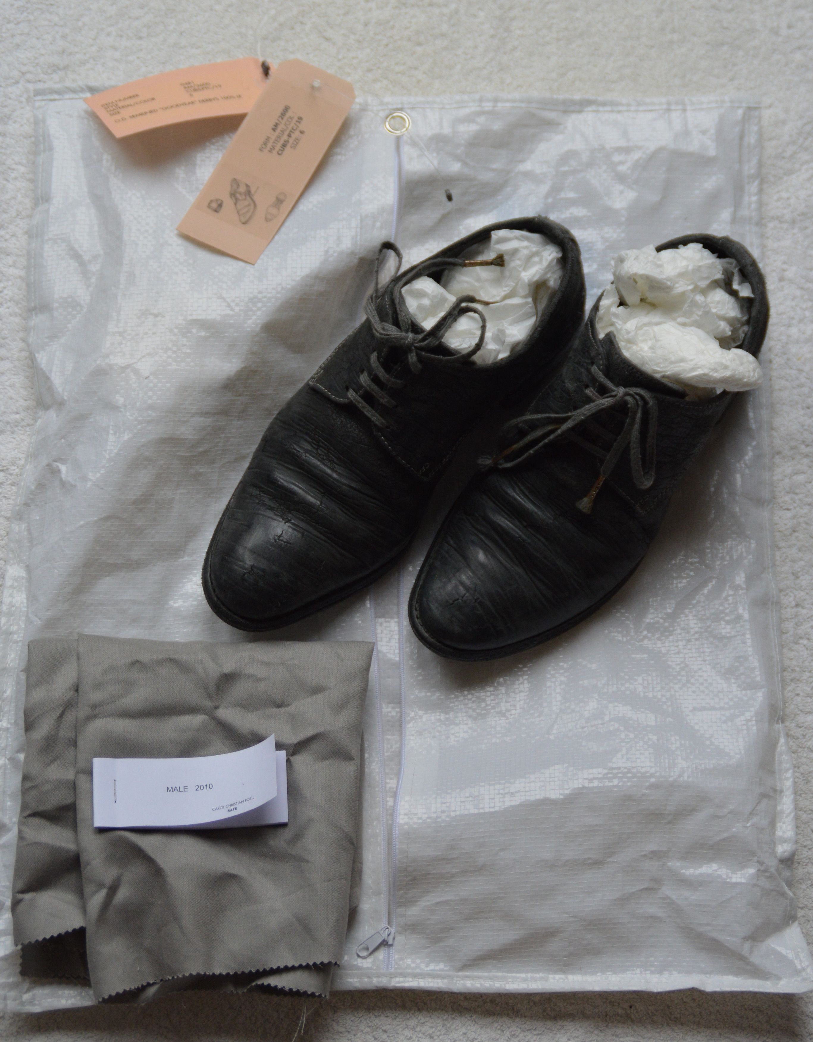 Carol Christian Poell Carol Christian Poell Derby gray leather 