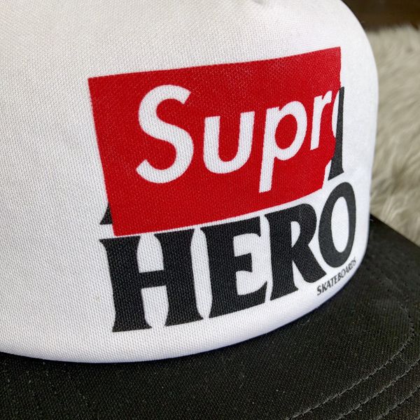 Supreme Supreme SS14 Anti Hero Supr Trucker Snapback 5 Panel Hat