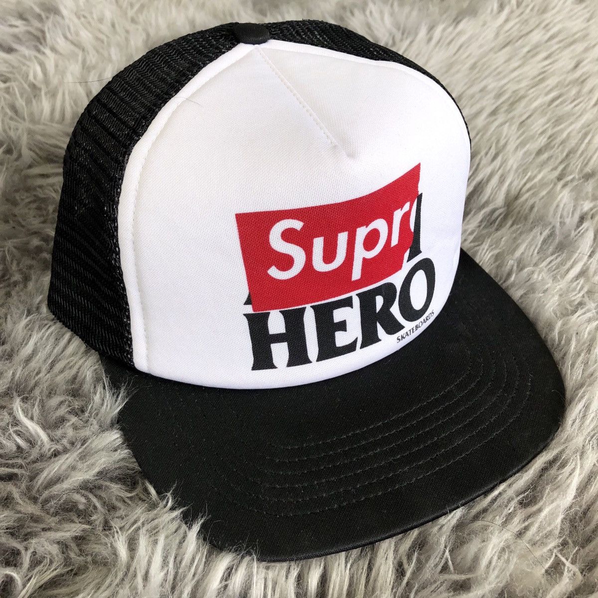 Supreme Supreme SS14 Anti Hero Supr Trucker Snapback 5 Panel Hat