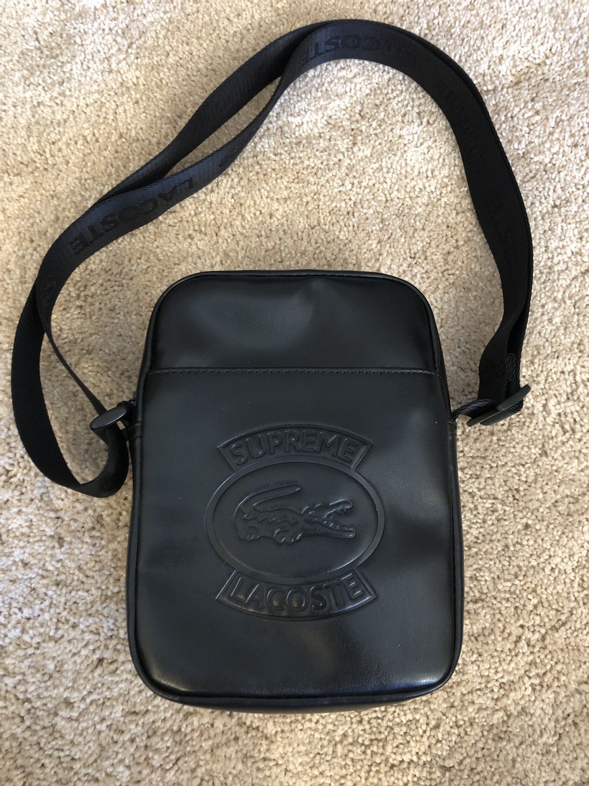 Supreme SUPREME LACOSTE SHOULDER BAG | Grailed