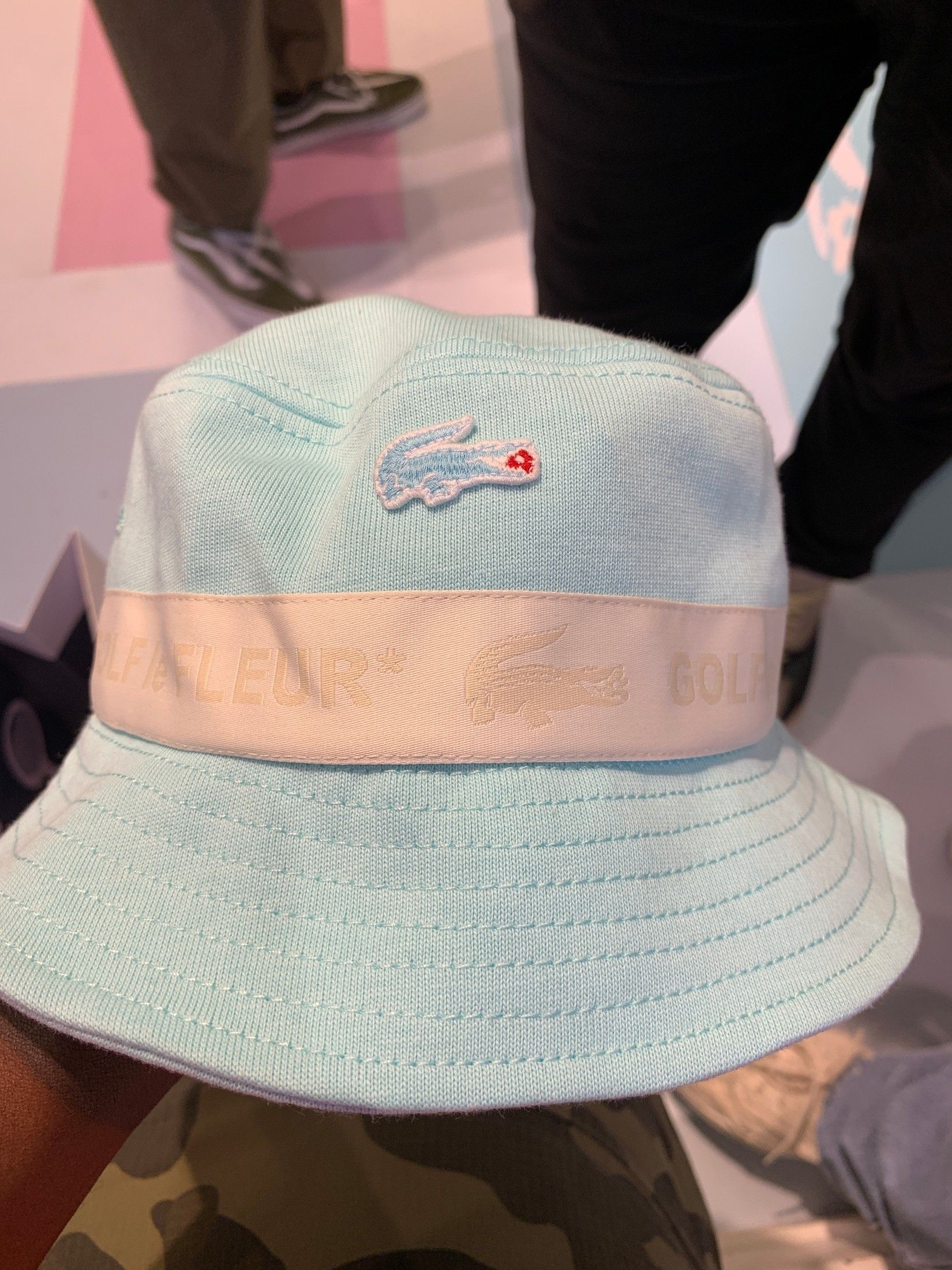 Tyler The Creator GOLF Le Fleur Lacoste Bucket Hat Plumi sz M Grailed