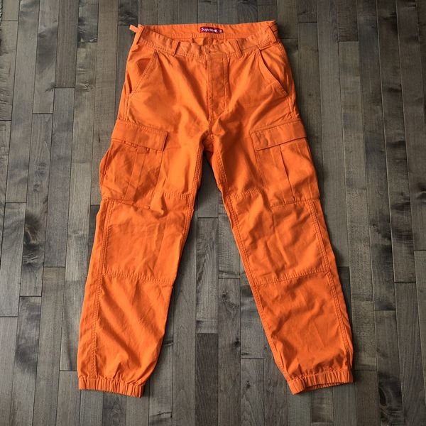 Supreme orange shop cargo pants