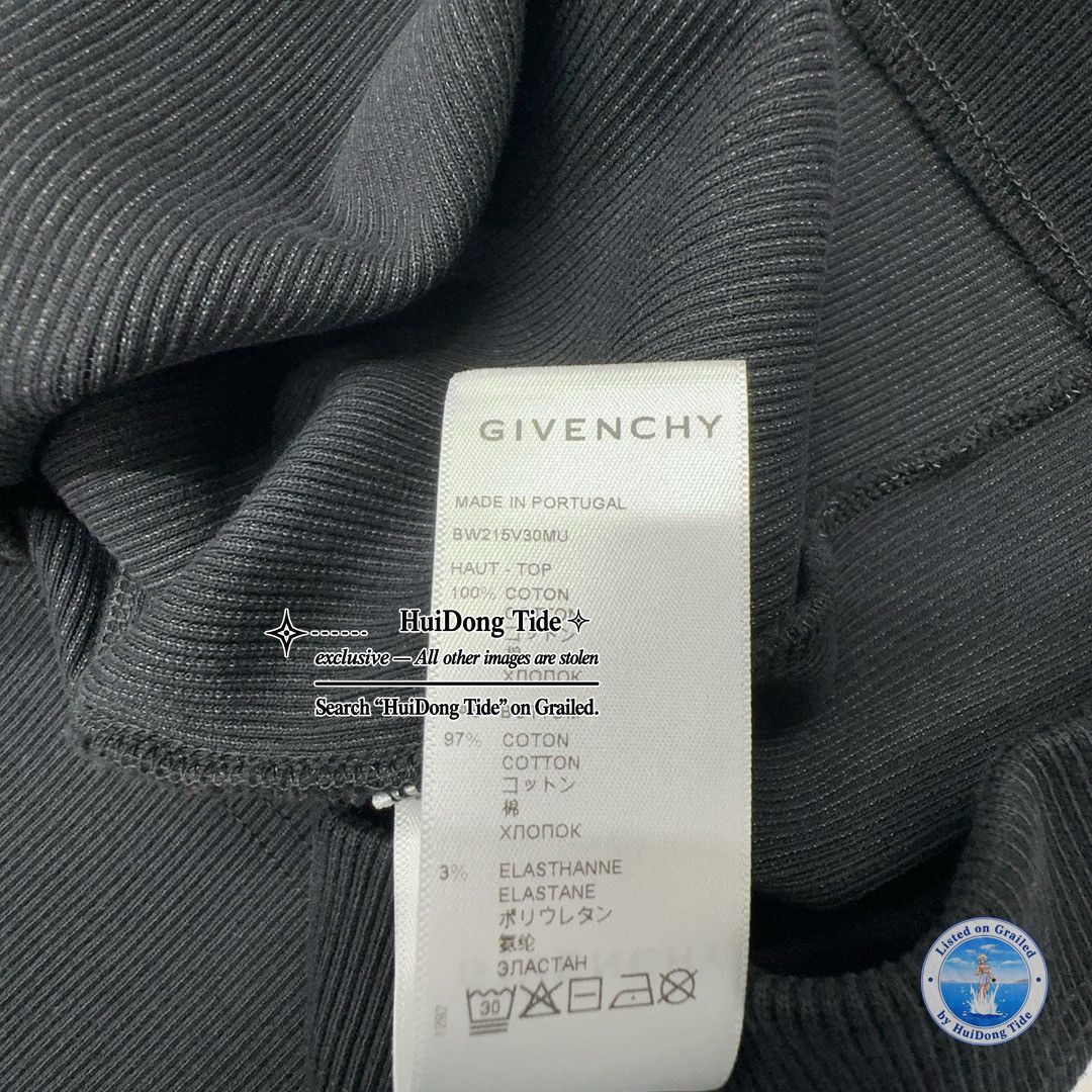 Givenchy Givenchy Black Cotton Ribbed Mini Dress Size S Size S / US 4 / IT 40 - 3 Thumbnail