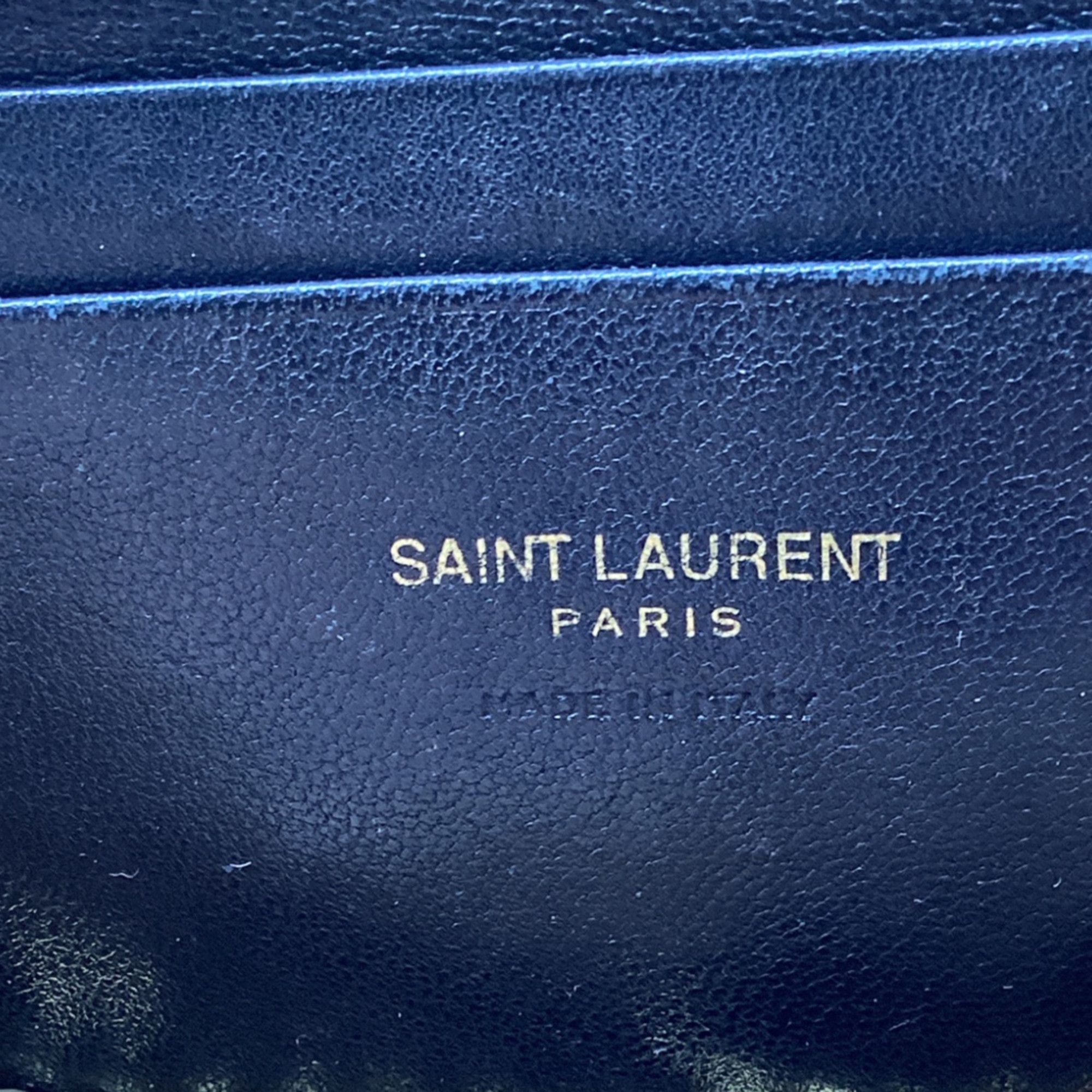 Yves Saint Laurent Saint Laurent Mini Lou Chevron Camera Bag in Beige Leather Size ONE SIZE - 8 Thumbnail