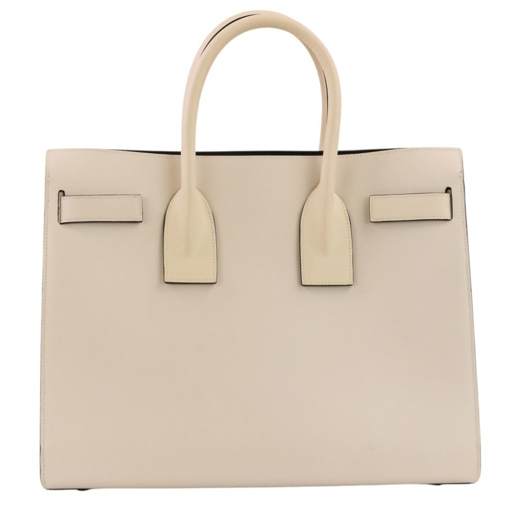 Yves Saint Laurent Yves Saint Laurent SAINT LAURENT PARIS Sac de Jour Small 2-way Shoulder Tote Bag 378299 Ivory Women's Size ONE SIZE - 2 Thumbnail
