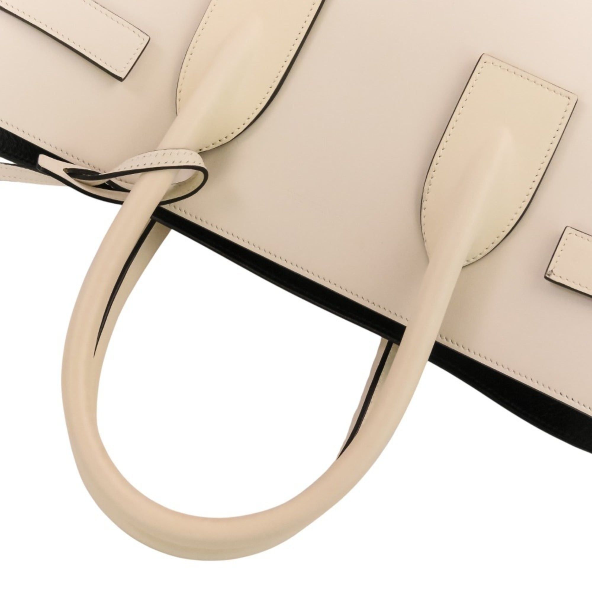 Yves Saint Laurent Yves Saint Laurent SAINT LAURENT PARIS Sac de Jour Small 2-way Shoulder Tote Bag 378299 Ivory Women's Size ONE SIZE - 5 Thumbnail
