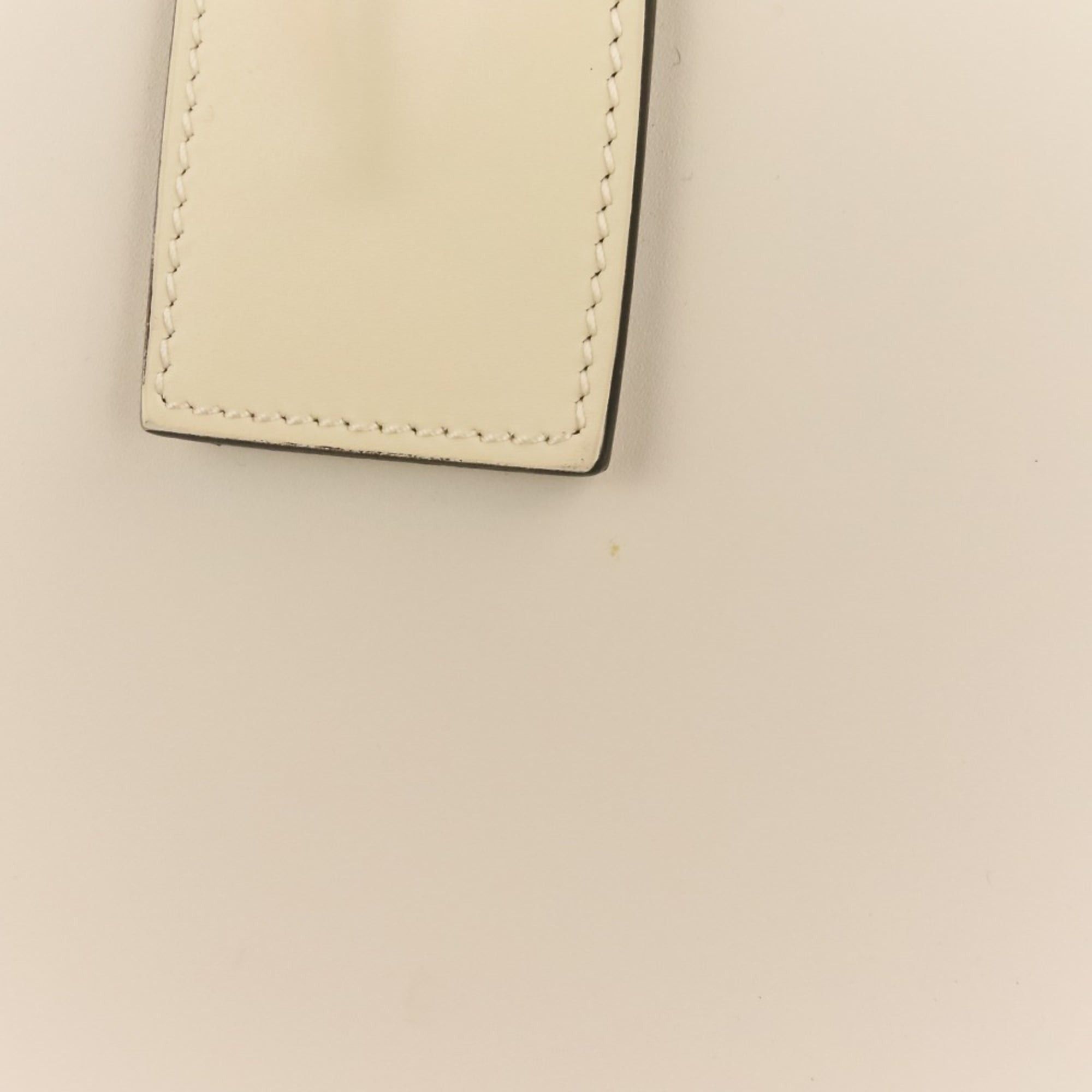 Yves Saint Laurent Yves Saint Laurent SAINT LAURENT PARIS Sac de Jour Small 2-way Shoulder Tote Bag 378299 Ivory Women's Size ONE SIZE - 16 Thumbnail