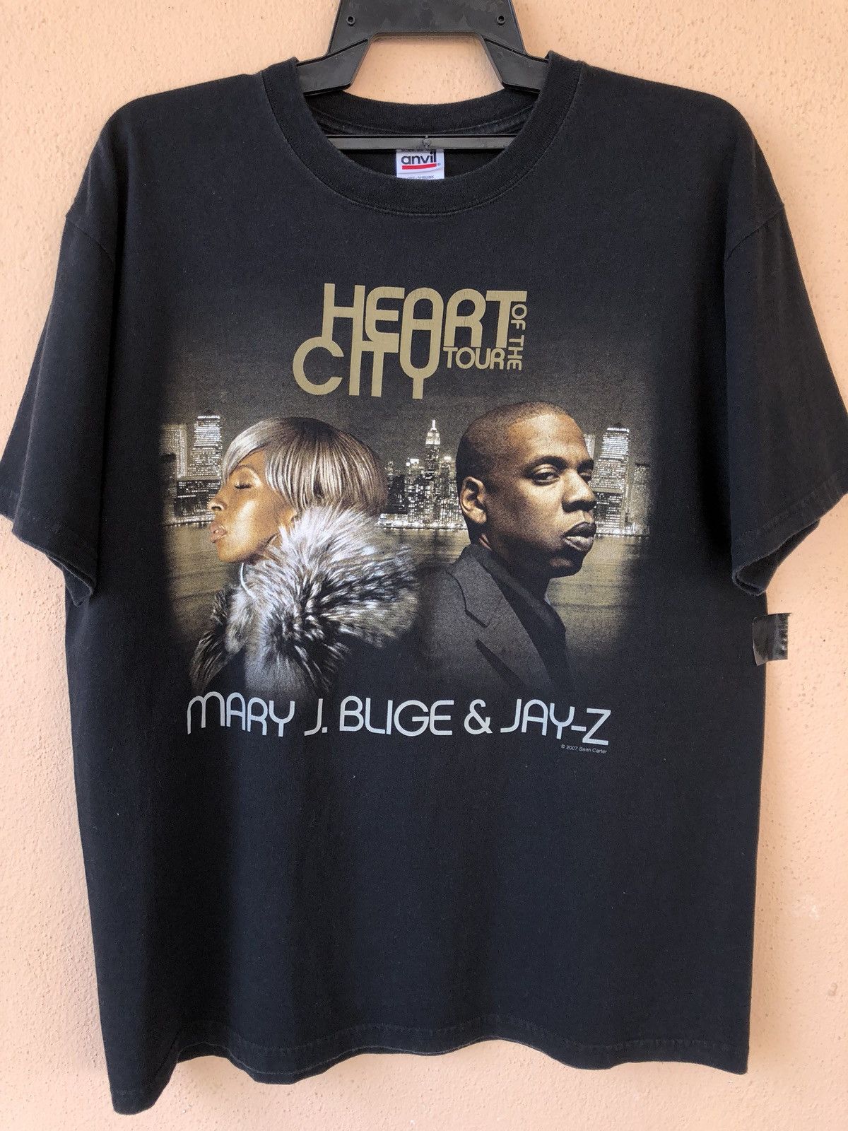 Band Tees × Vintage Vintage 07 Mary J Blige & Jay-Z Heart Of The 