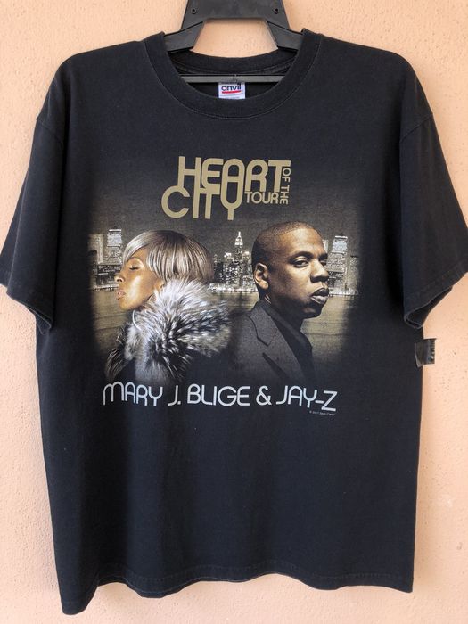 Vintage Vintage 07 Mary J Blige & Jay-Z Heart Of The City tour Tee