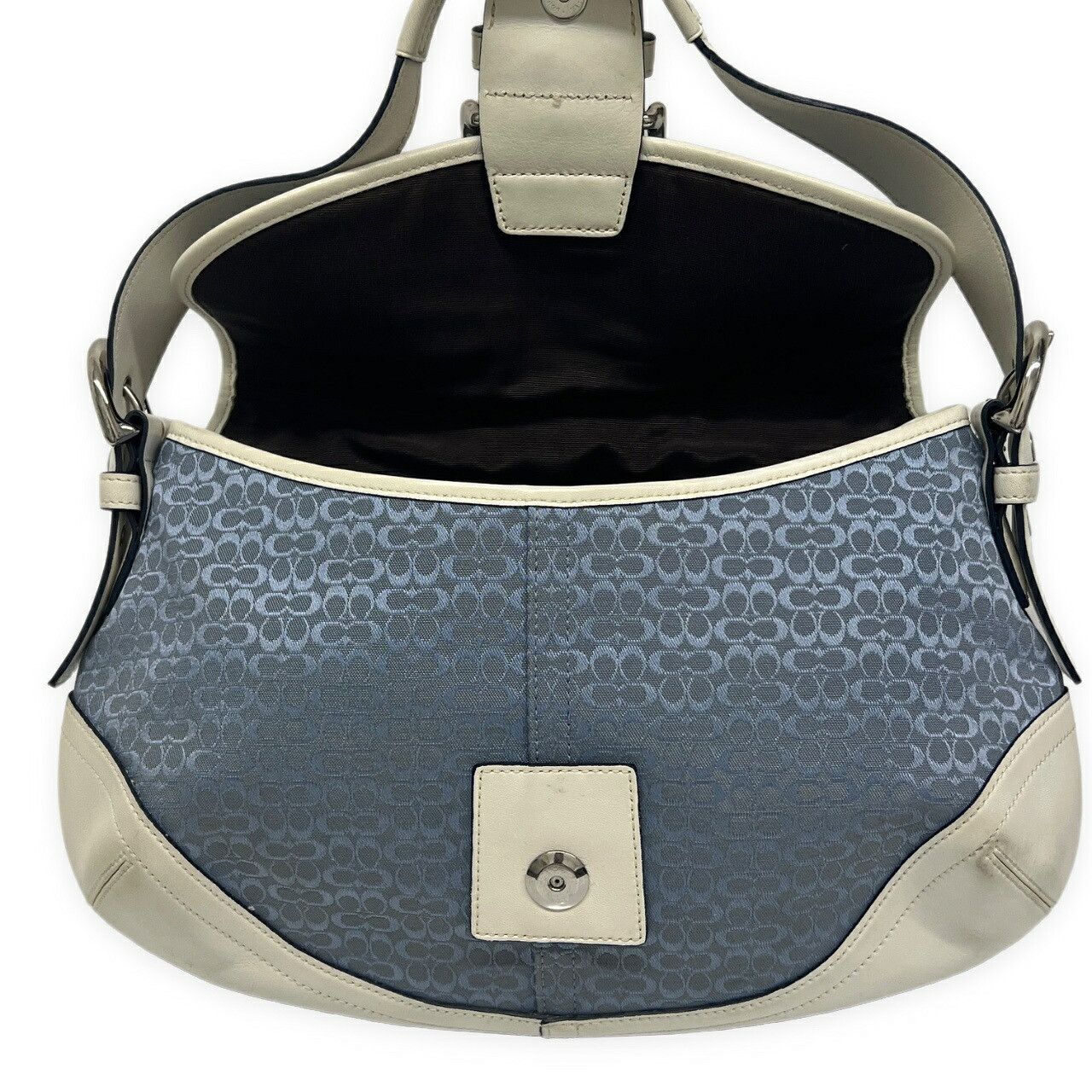 Coach COACH Soho Mini Signature One Blue Multi Shoulder Bag Size 