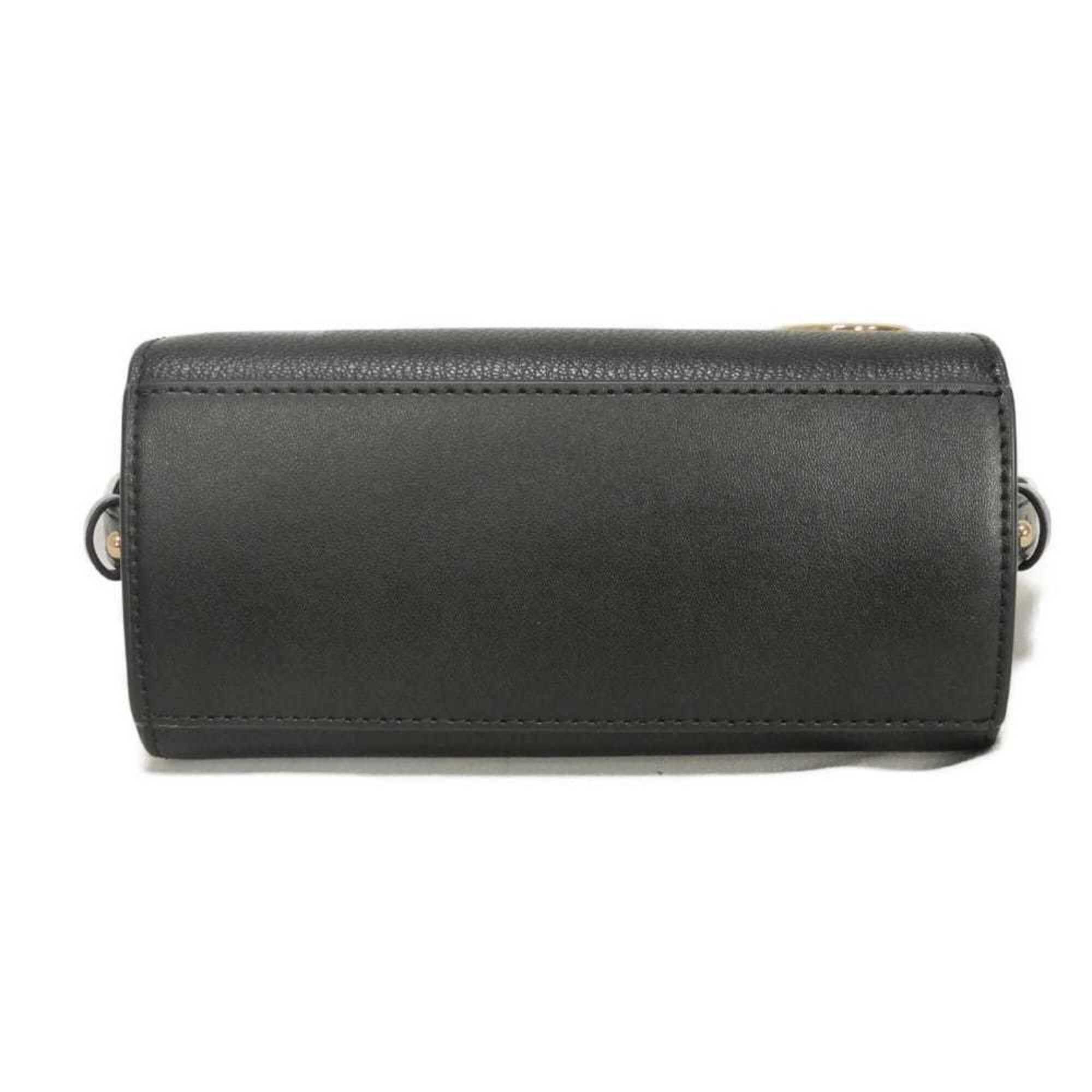 Michael Kors Michael Kors Avril Extra Small Satchel Handbag, MK Logo, Calf Suede, 2-Way, Metal Black, 35F4G4VC0L, Men's & Women's Size ONE SIZE - 16 Thumbnail