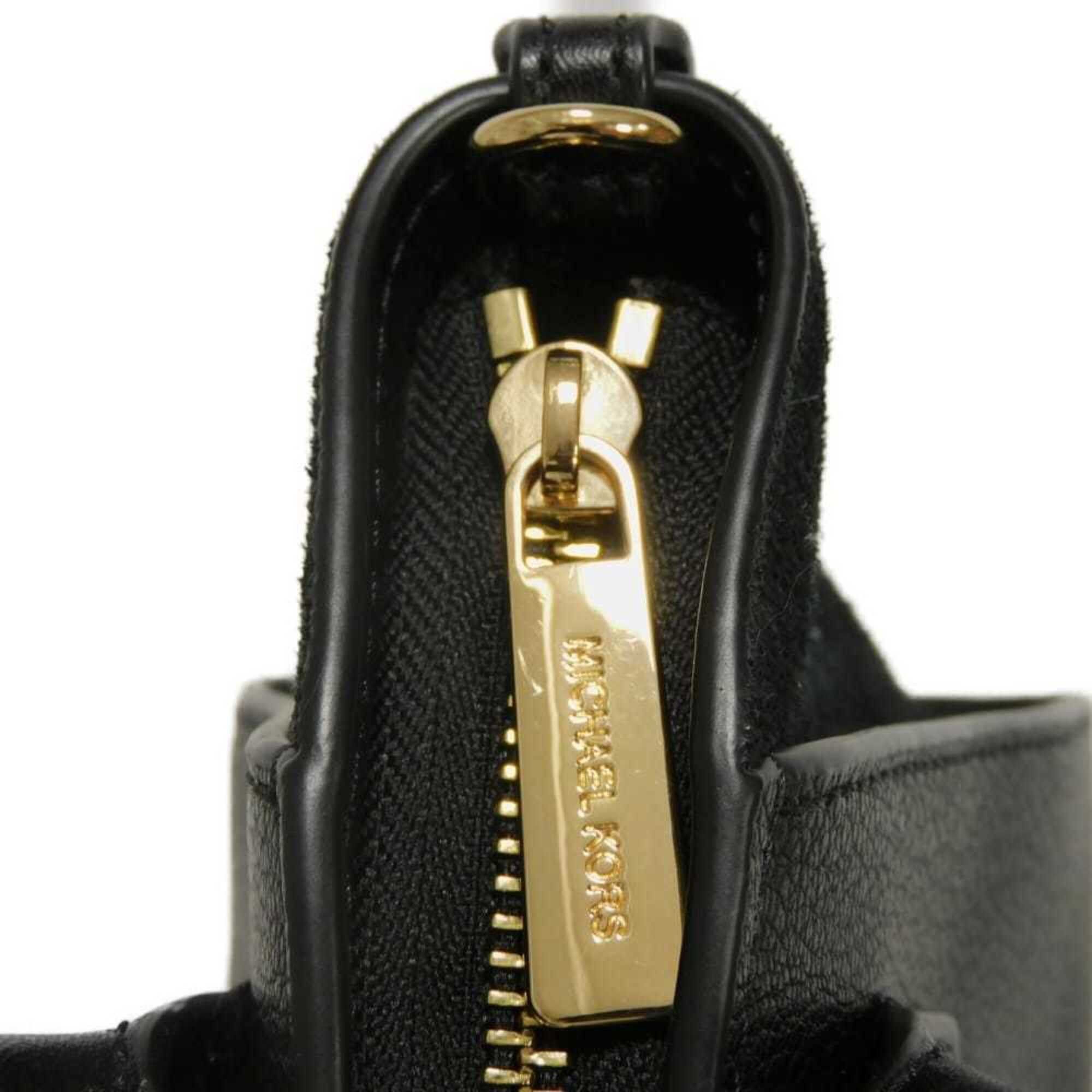 Michael Kors Michael Kors Avril Extra Small Satchel Handbag, MK Logo, Calf Suede, 2-Way, Metal Black, 35F4G4VC0L, Men's & Women's Size ONE SIZE - 9 Thumbnail