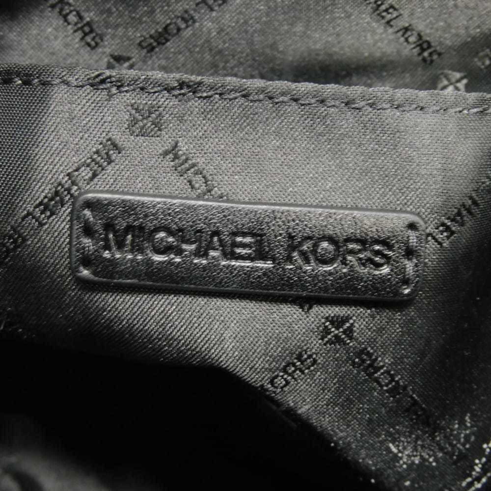Michael Kors Michael Kors Avril Extra Small Satchel Handbag, MK Logo, Calf Suede, 2-Way, Metal Black, 35F4G4VC0L, Men's & Women's Size ONE SIZE - 7 Thumbnail