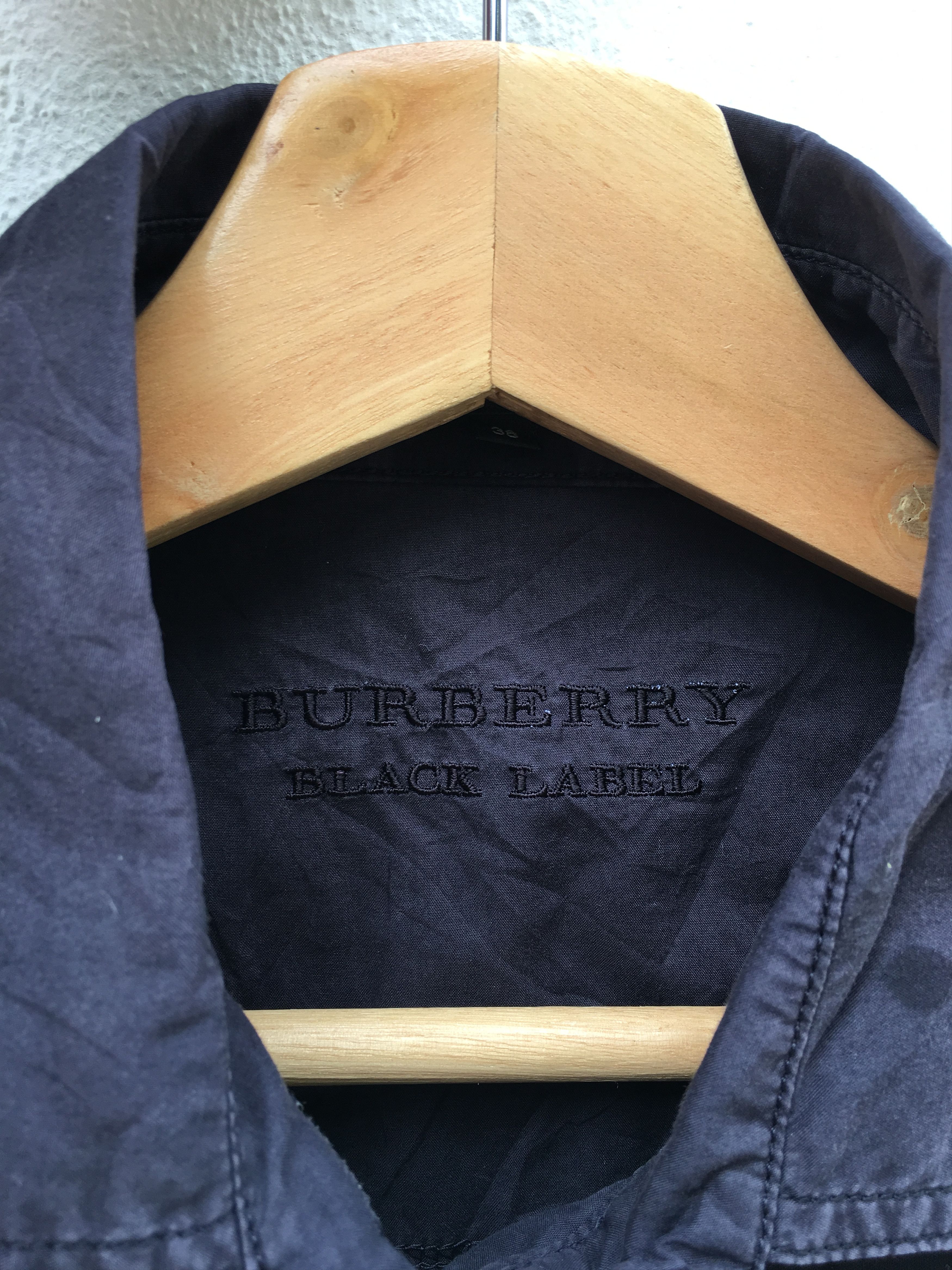 Burberry Vintage 90's Burberry Black Polo Shirt Shirt Size S / US 4 / IT 40 - 10 Thumbnail