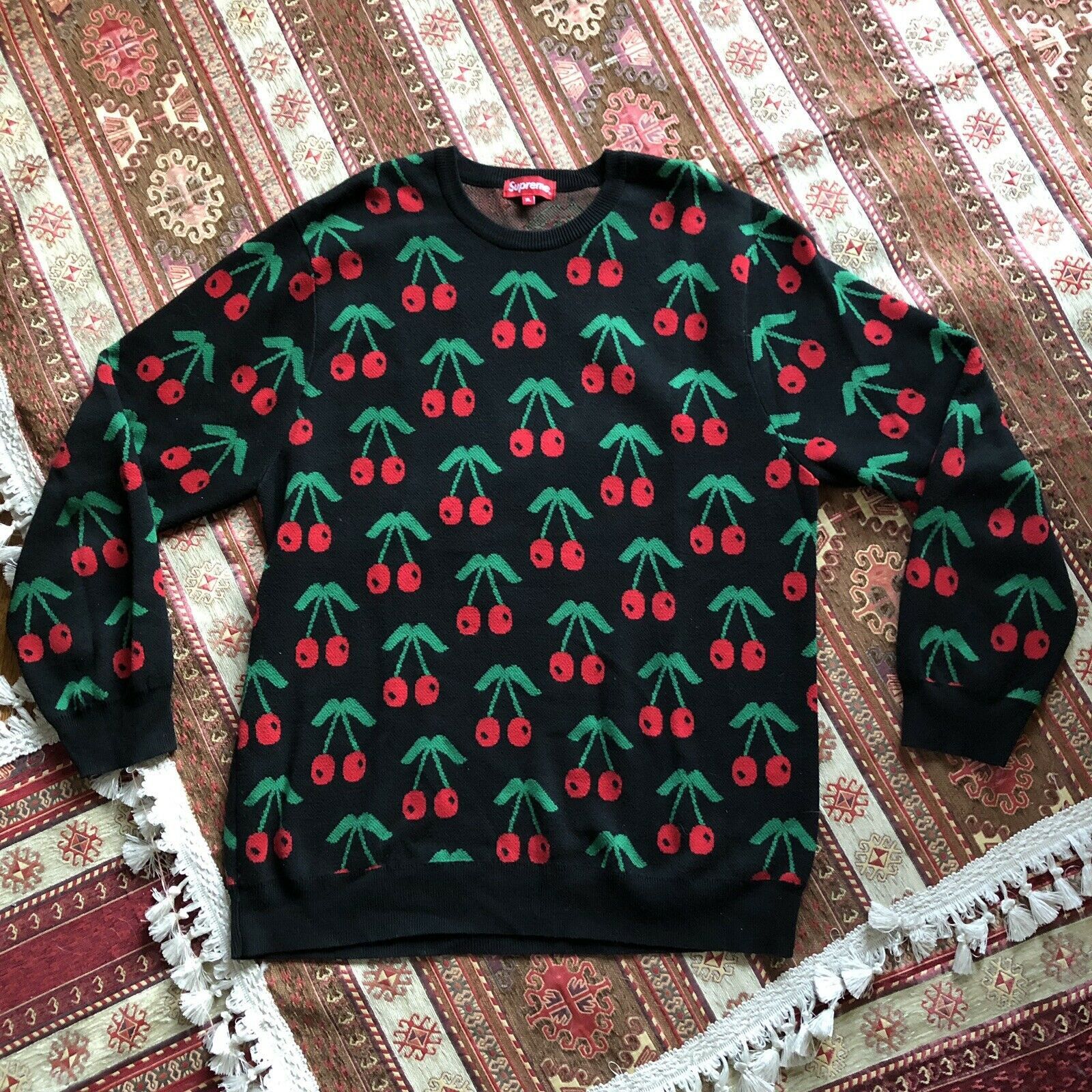 Supreme on sale cherry sweater