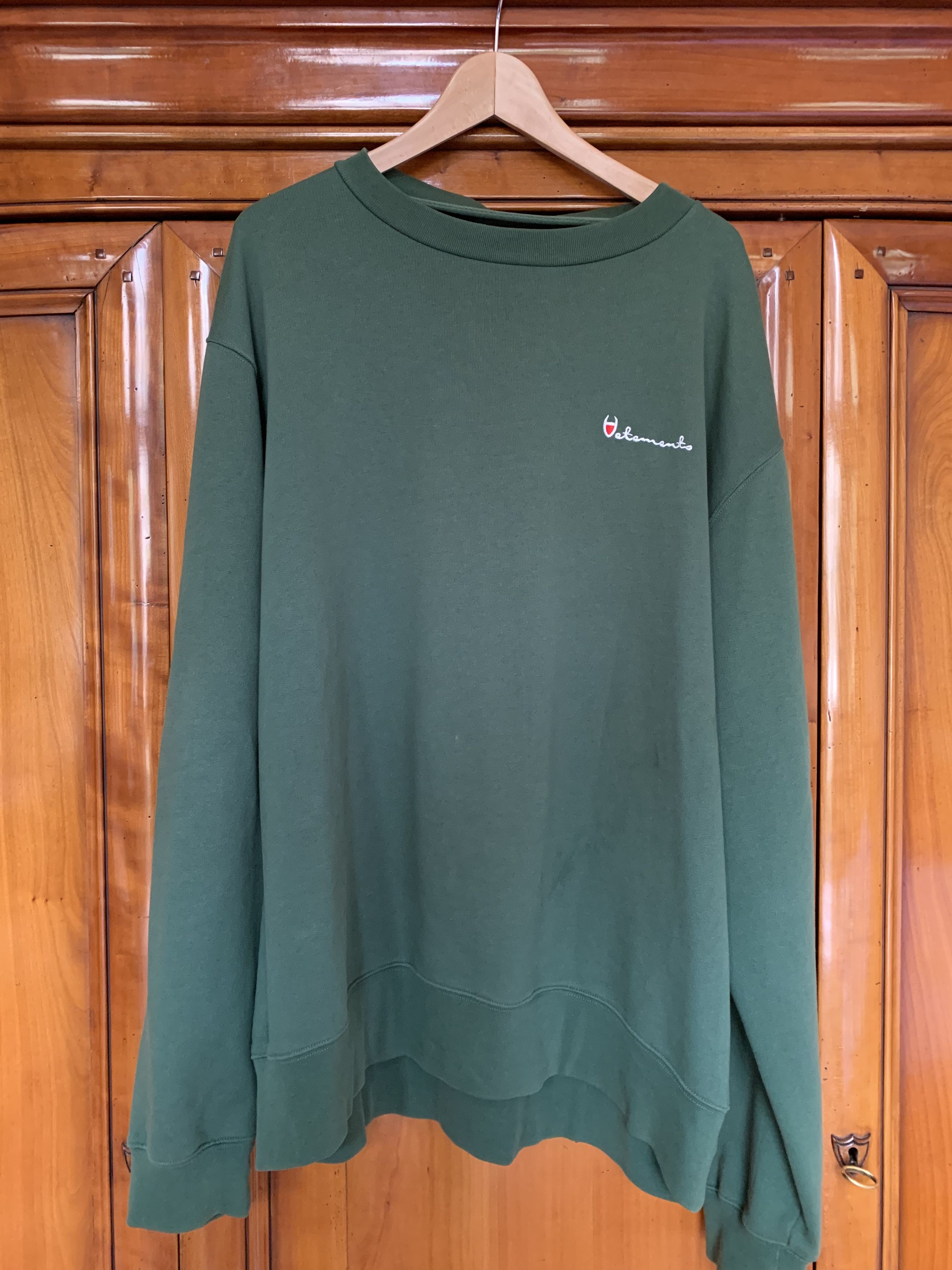 Vetements Polizei/Champion reverse sweatshirt
