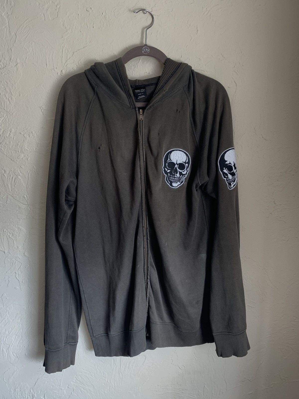 Number (N)ine Number Nine Skull Zip Up | Grailed