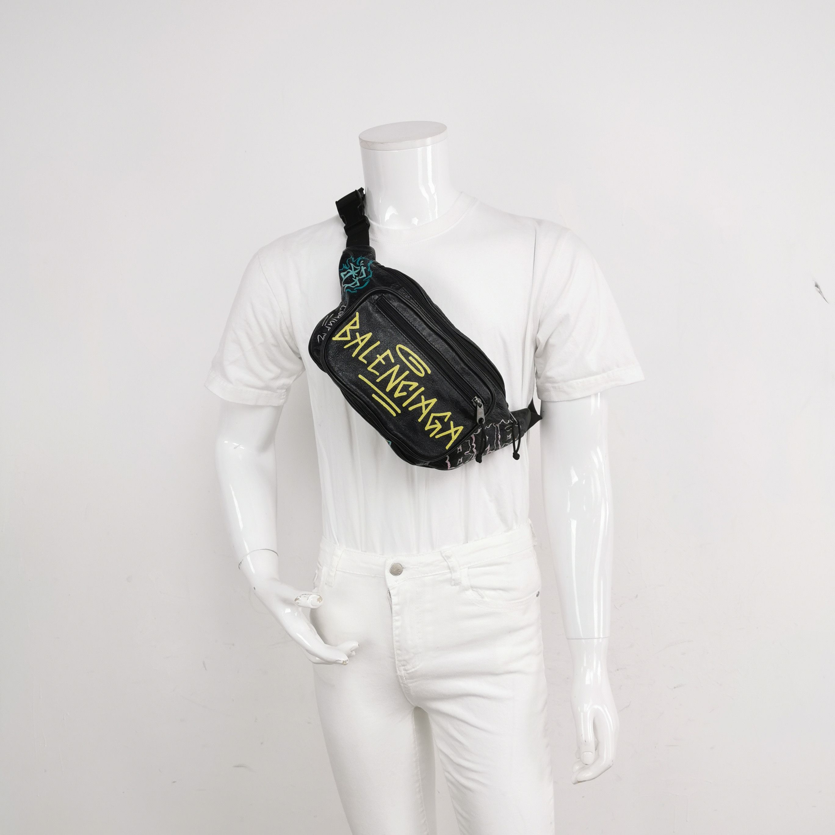 Balenciaga Balenciaga Explorer Graffiti Belt Bag | Grailed