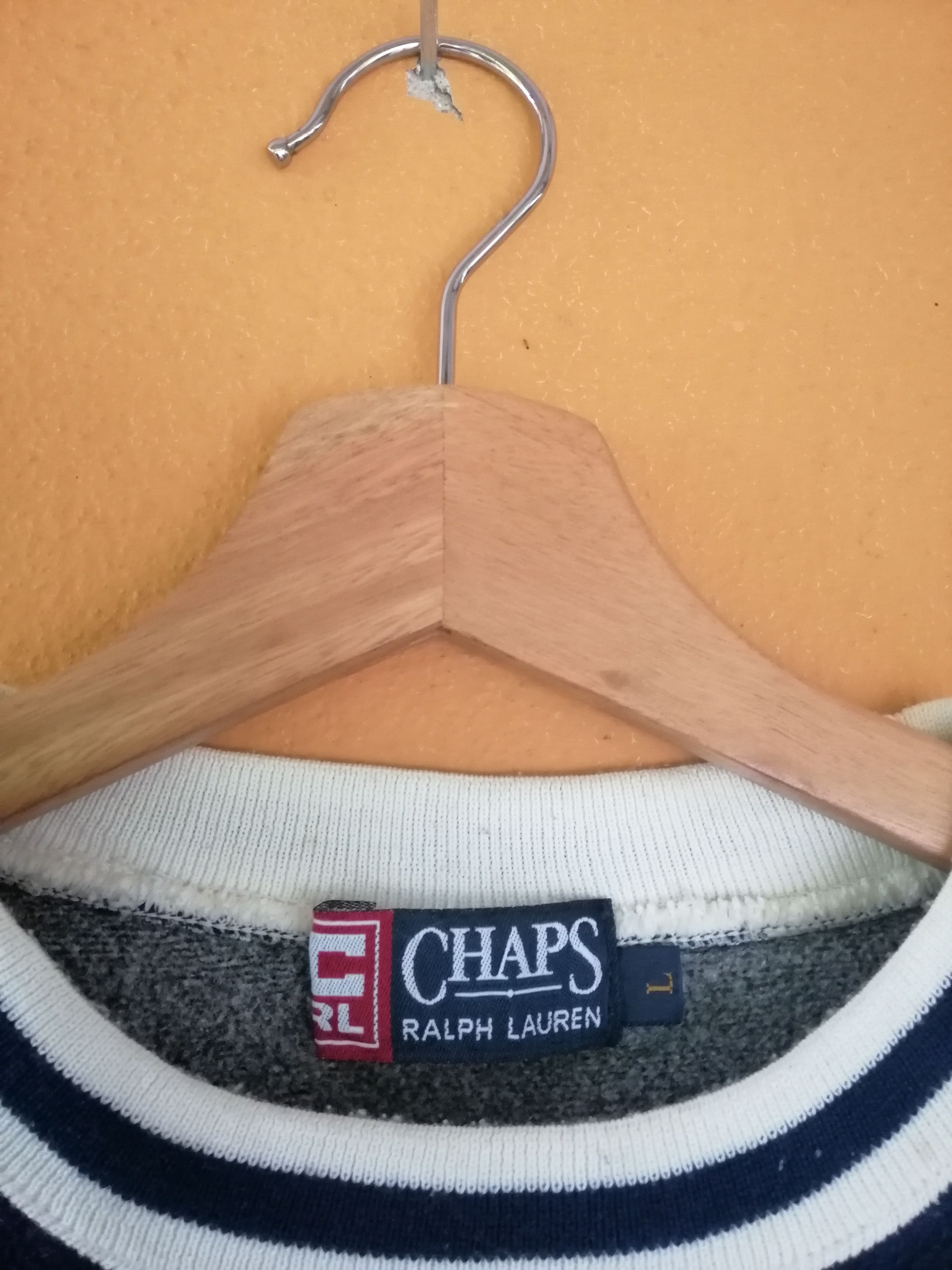 Chaps Ralph Lauren Vintage Chaps Ralph Lauren Fleece Small Logo Sweatshirt B14 Size US L / EU 52-54 / 3 - 4 Thumbnail