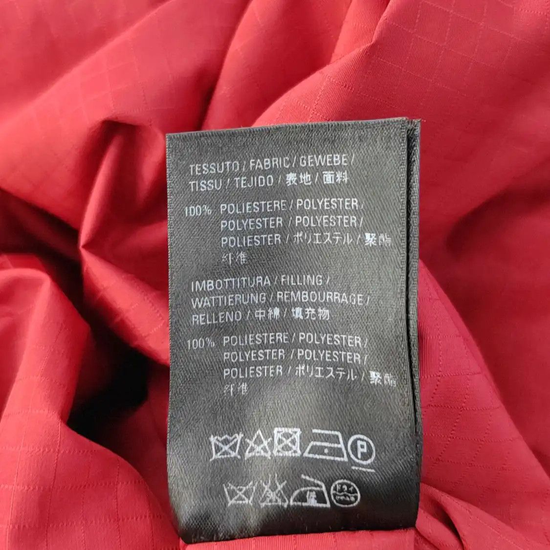 Balenciaga BALENCIAGA S size red polyester Women's mid-length padded coat Down Jackets Size S / US 4 / IT 40 - 3 Thumbnail