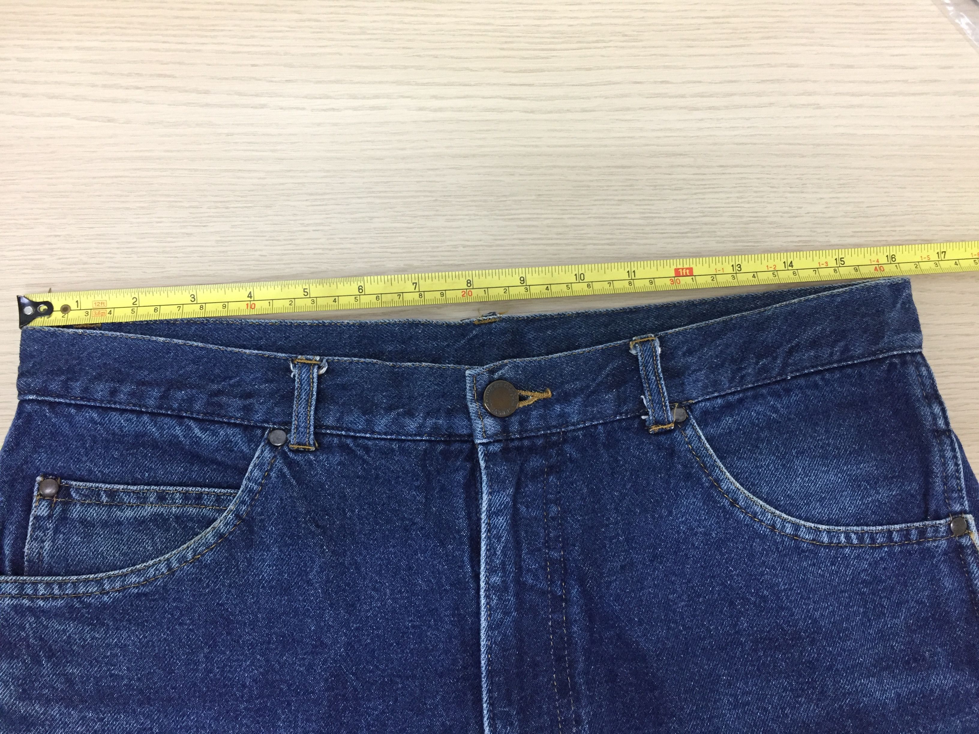 Comme des Garcons Homme AD1989 Comme Des Garcons Homme leather patch Logo denim Size US 32 / EU 48 - 12 Thumbnail