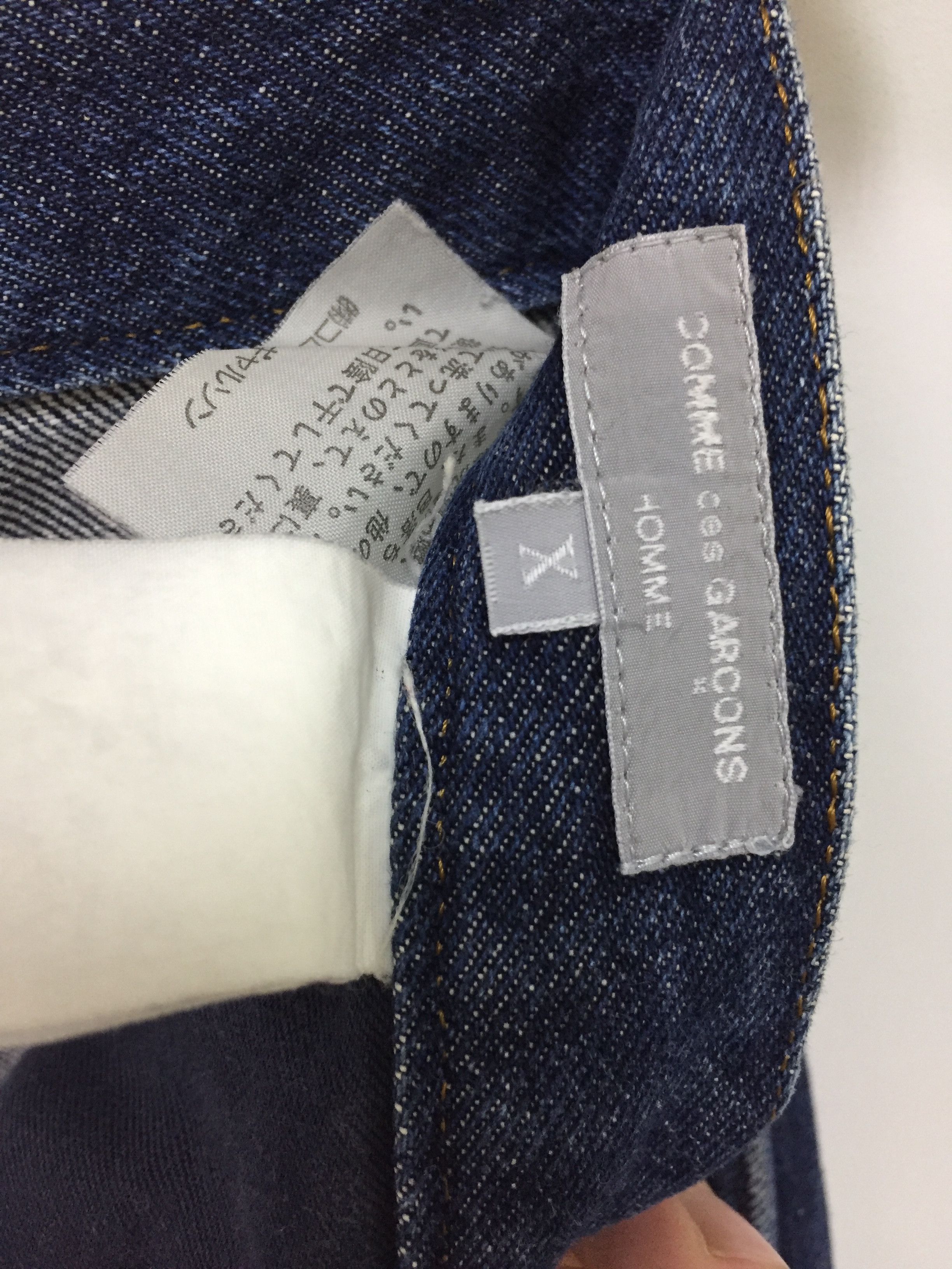 Comme des Garcons Homme AD1989 Comme Des Garcons Homme leather patch Logo denim Size US 32 / EU 48 - 11 Thumbnail