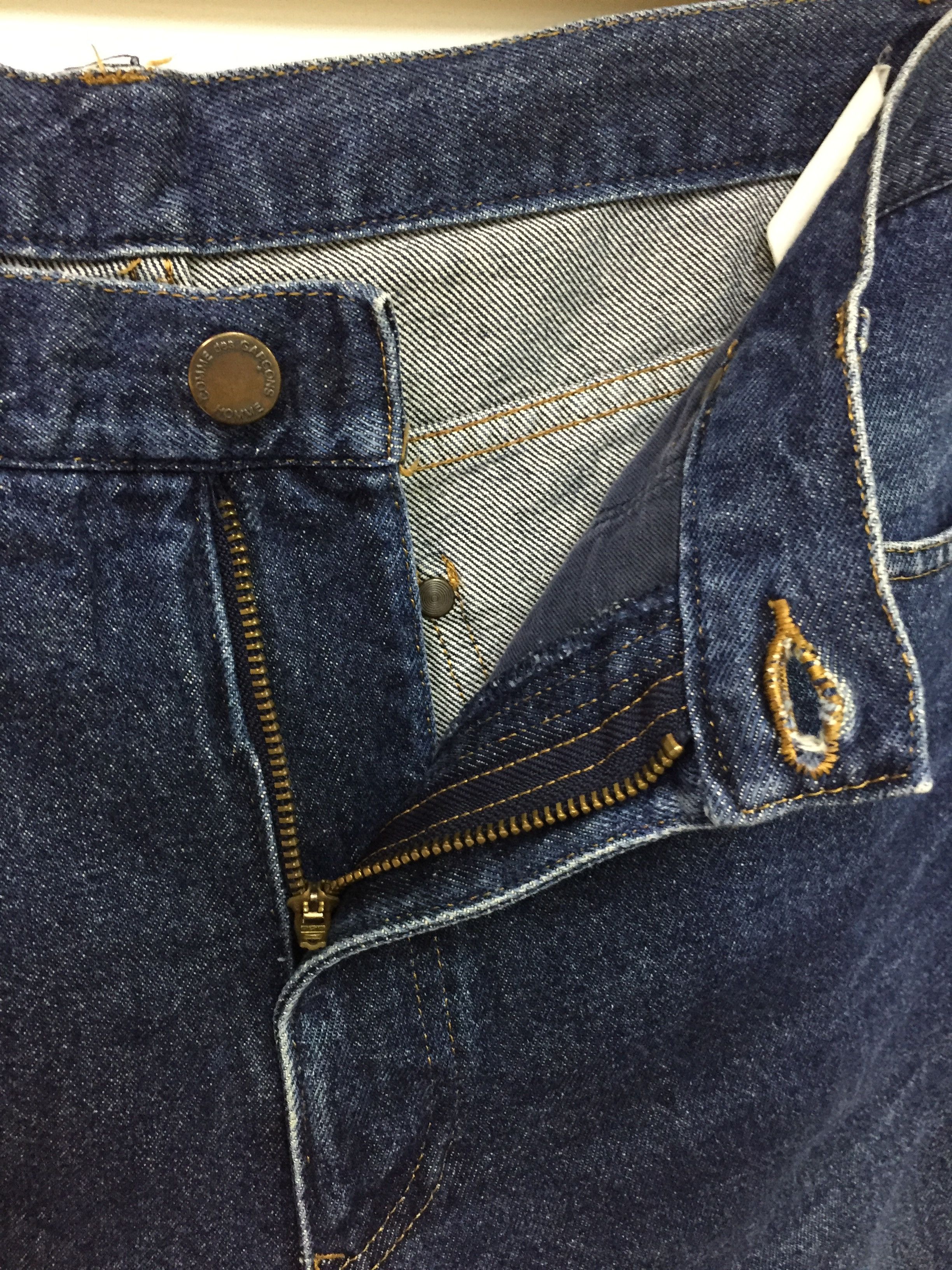 Comme des Garcons Homme AD1989 Comme Des Garcons Homme leather patch Logo denim Size US 32 / EU 48 - 9 Thumbnail