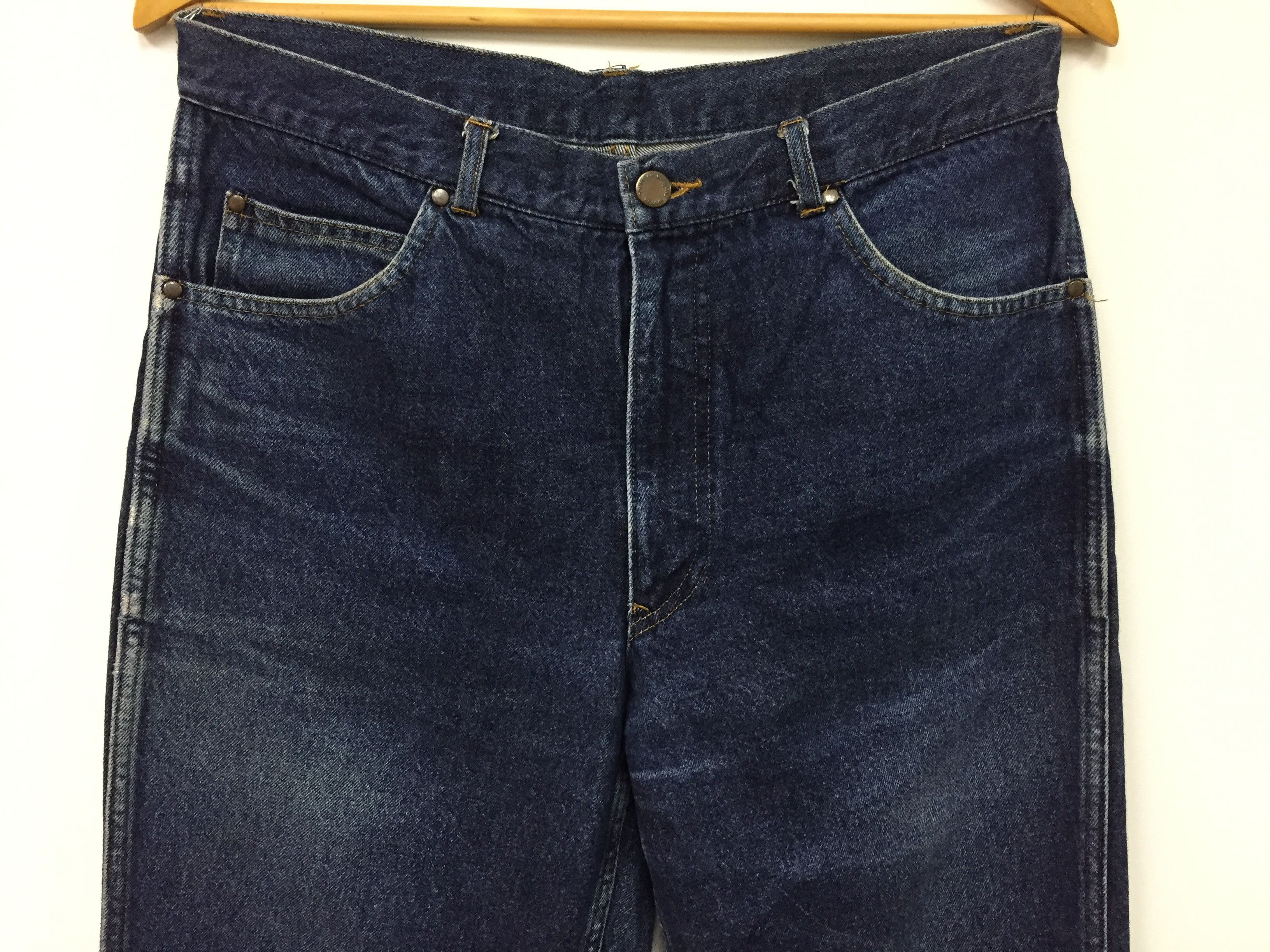 Comme des Garcons Homme AD1989 Comme Des Garcons Homme leather patch Logo denim Size US 32 / EU 48 - 6 Thumbnail