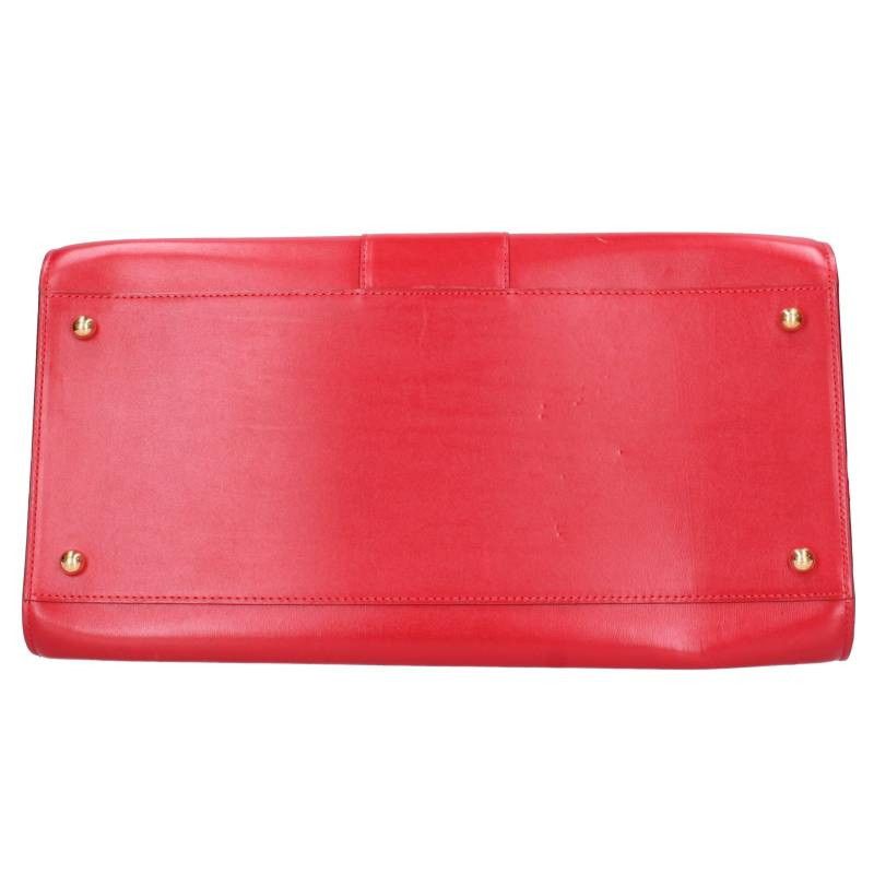 Delvaux DELVAUX Brillant GM Leather 2-Way Handbag Red Size GM Size ONE SIZE - 4 Thumbnail
